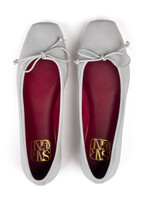 ABIGAIL PADGETT ABIGAIL PADGETT Melissa Ballet Flat Italian calf leather (color storm)
