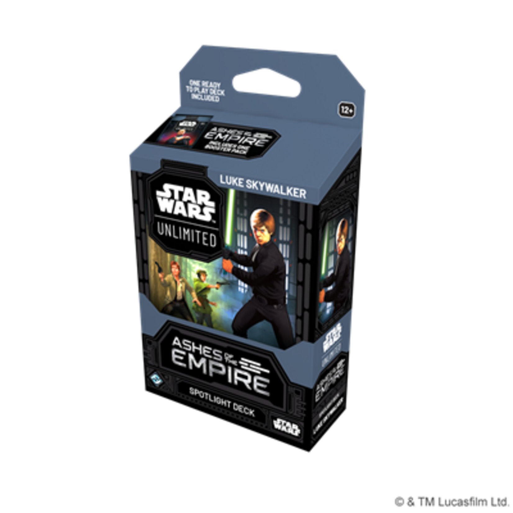 Fantasy Flight Games Star Wars Unlimited Ashes of the Empire Spotlight Deck Luke Skywalker