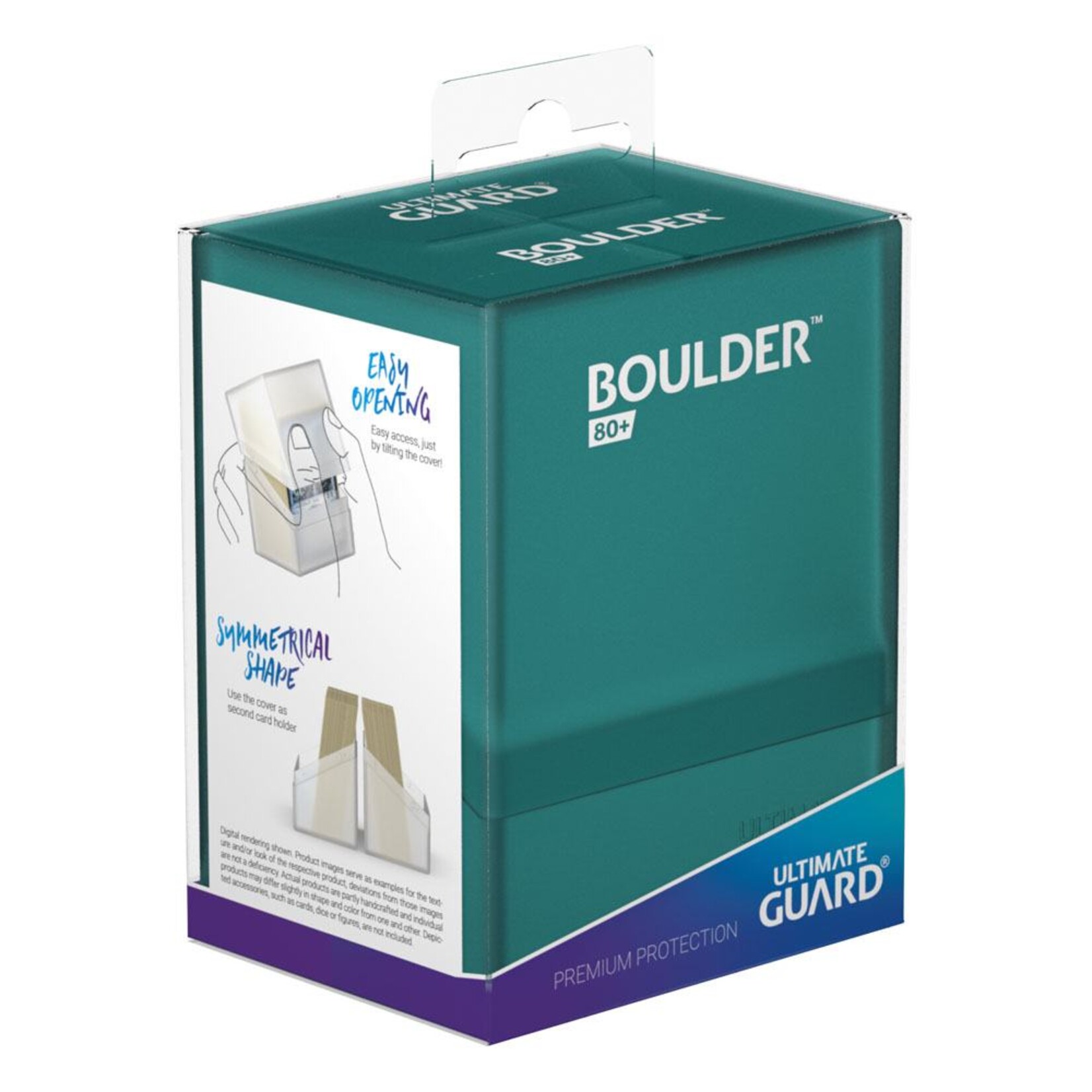 Ultimate Guard Ultimate Guard Boulder Deck Case 80+ Malachite Teal