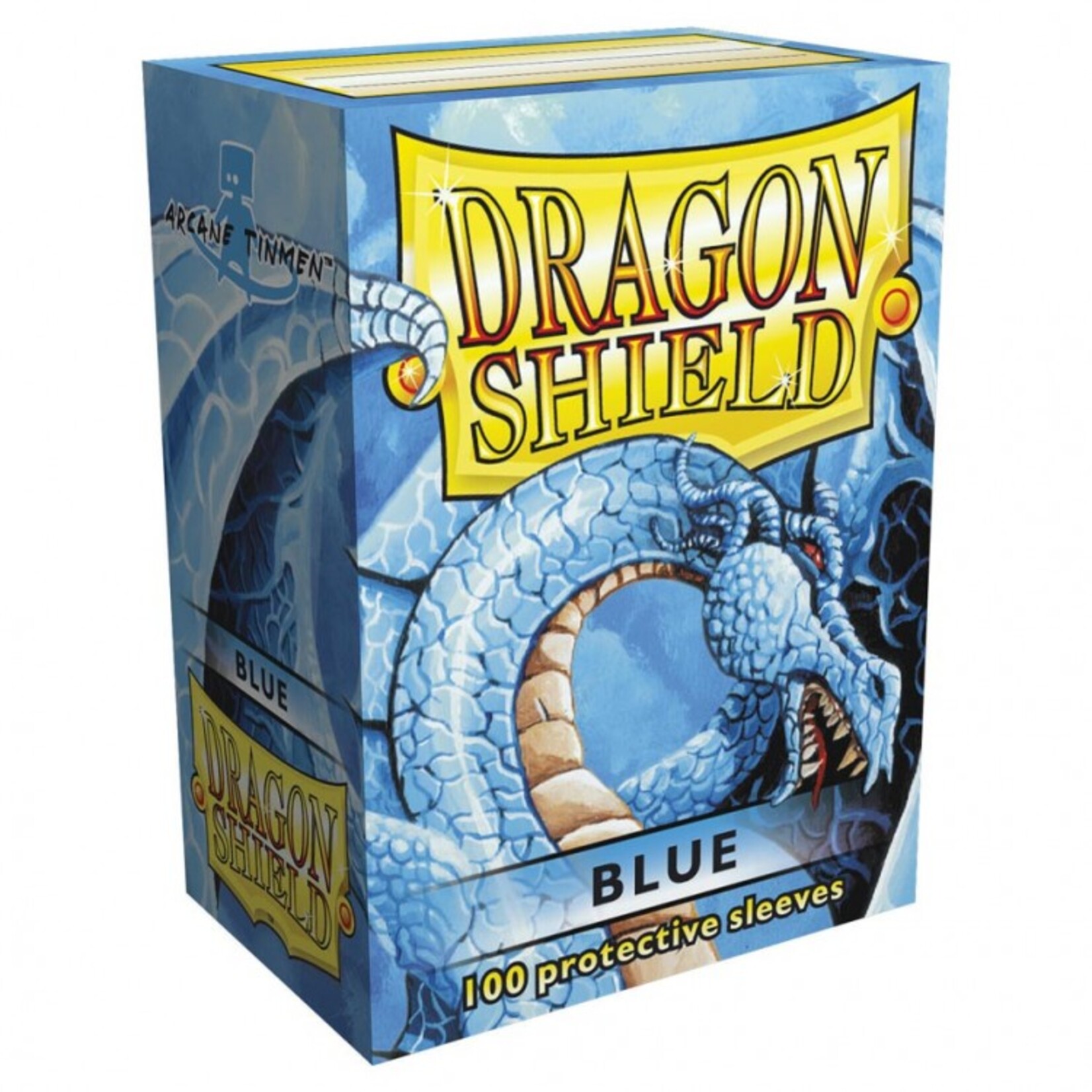 Arcane Tinmen Dragon Shield Standard Classic Sleeves Blue 100 ct