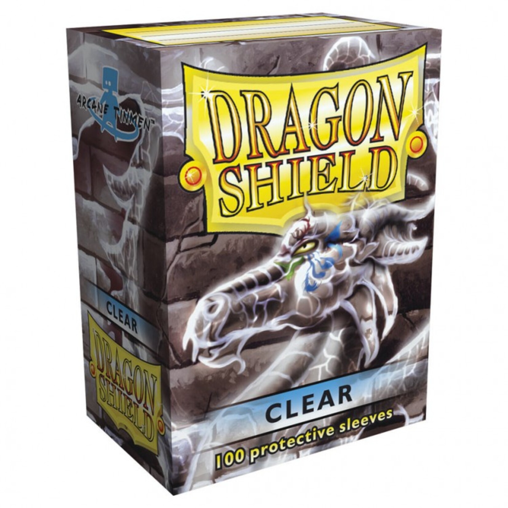 Arcane Tinmen Dragon Shield Standard Classic Sleeves Clear 100 ct