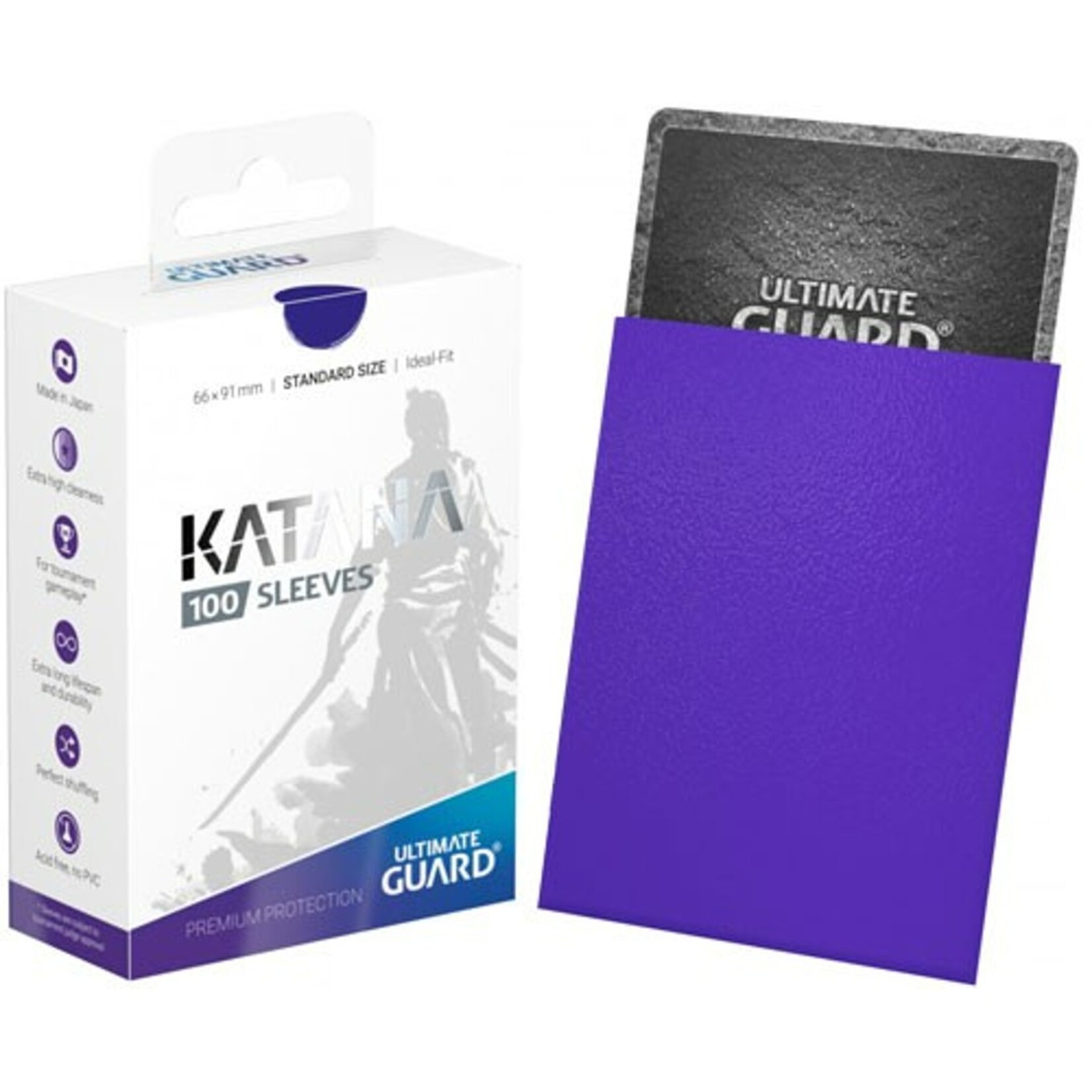 Ultimate Guard Ultimate Guard Katana Sleeves Standard 100 ct Blue