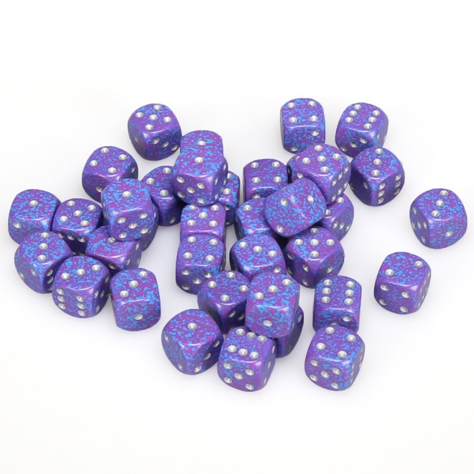 Chessex Chessex Speckled Silver Tetra 12 mm d6 36 die set