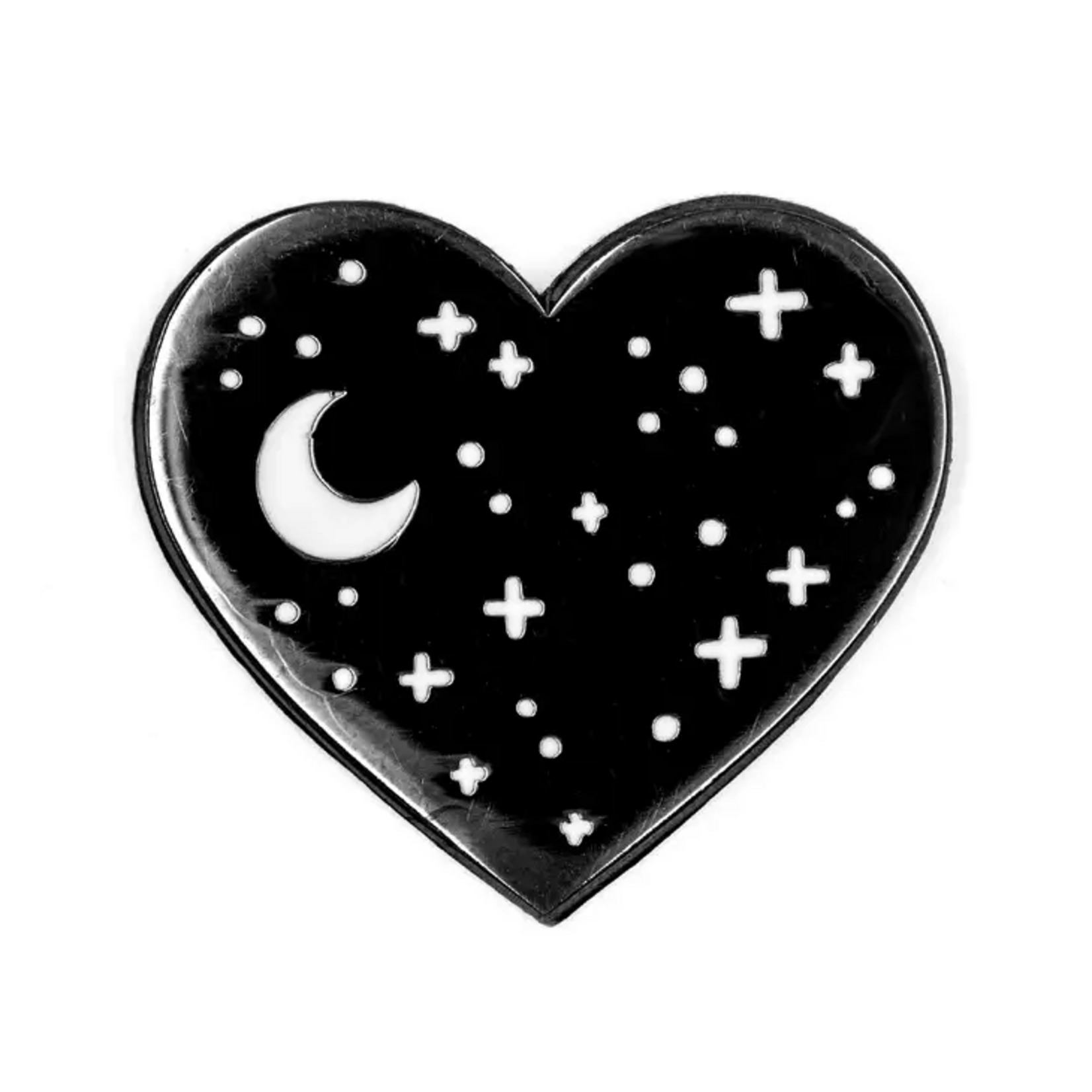 These Are Things Heart Night Sky Enamel Pin
