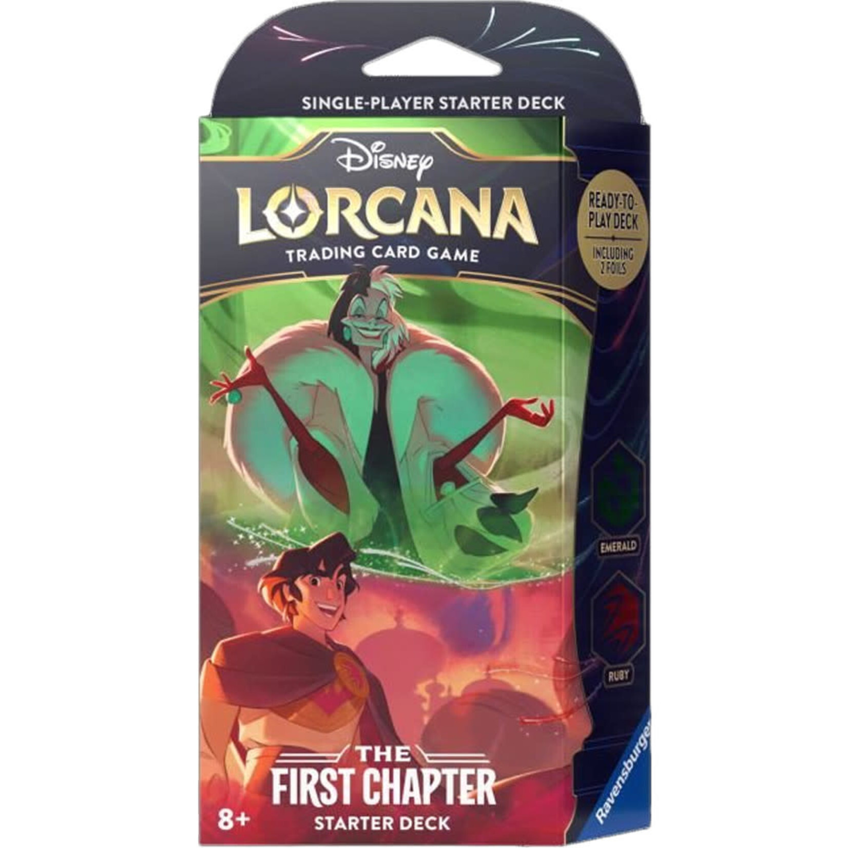 Ravensburger Disney Lorcana First Chapter Starter Deck Emerald Ruby
