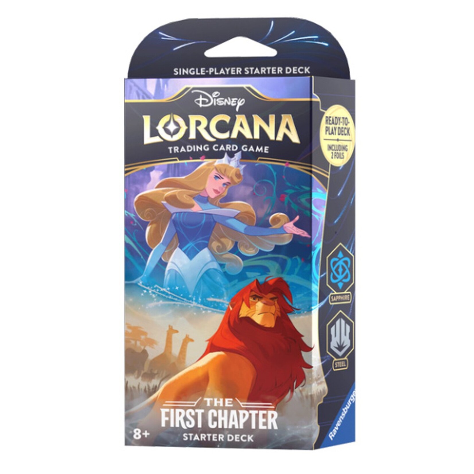 Ravensburger Disney Lorcana First Chapter Starter Deck Sapphire Steel