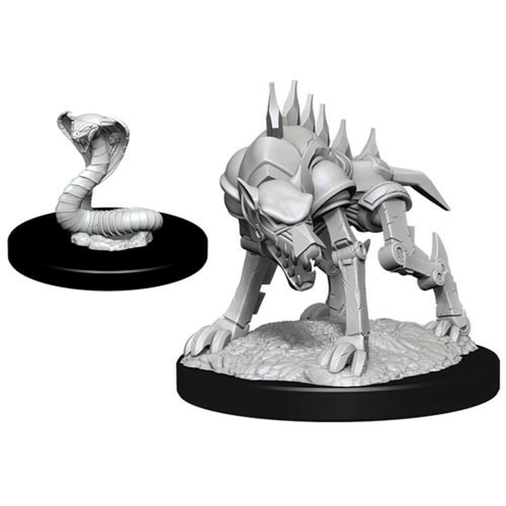 WizKids Dungeons and Dragons Nolzur's Marvelous Minis Iron Cobra and Iron Defender