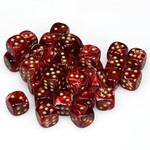 Chessex Chessex Vortex Burgundy with Gold 12 mm d6 36 die set