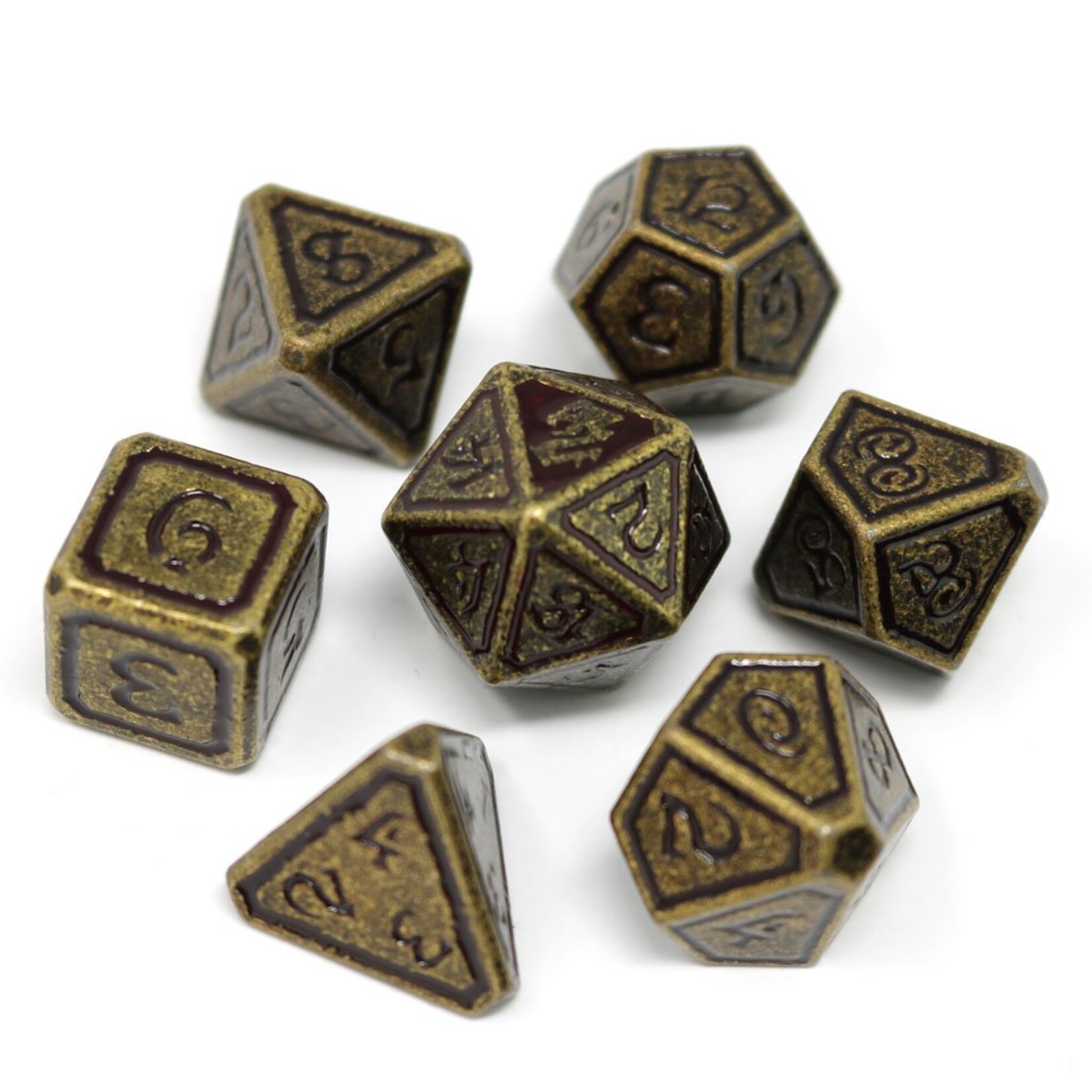 Die Hard Dice Die Hard Unearthed Bloodline Metal Polyhedral 7 die set