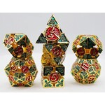 Foam Brain Games Oculus Mischievous Metal RPG dice 7 die set