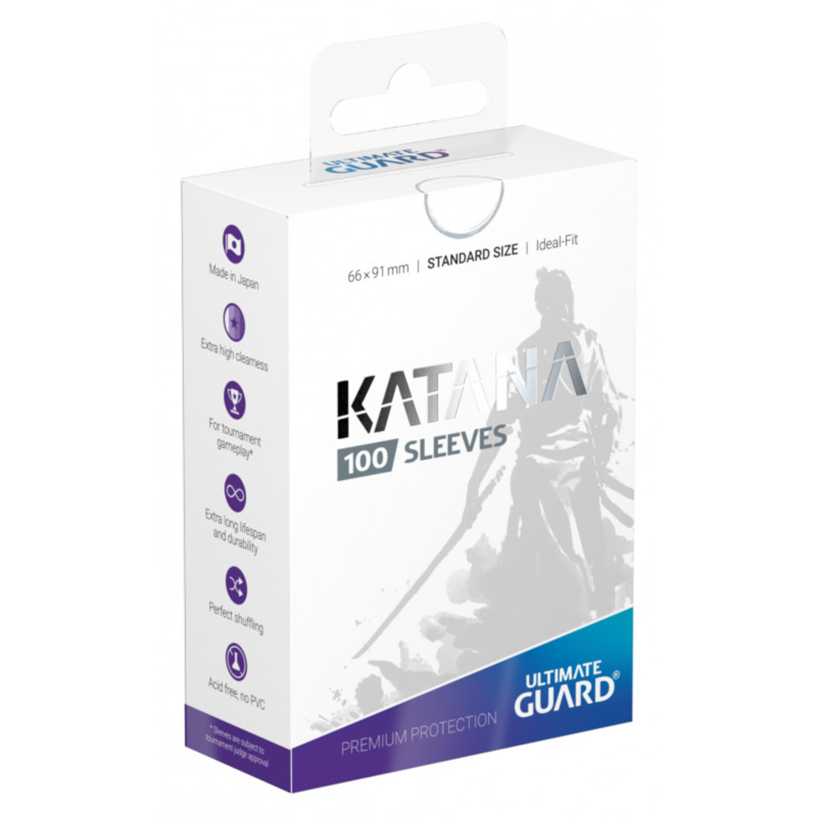 Ultimate Guard Ultimate Guard Katana Sleeves Standard 100 ct White