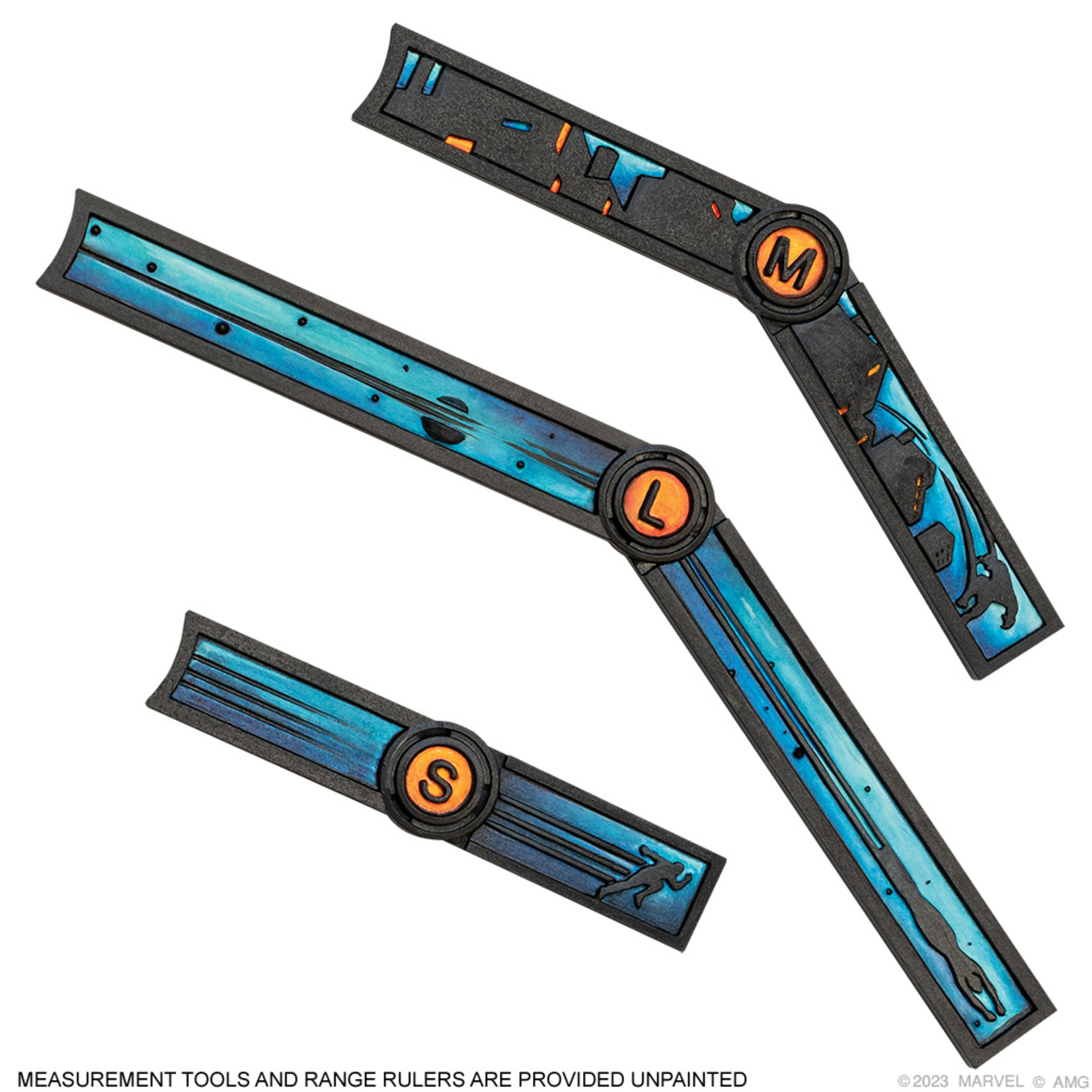 Atomic Mass Games Marvel Crisis Protocol Movement and Range Tool Pack