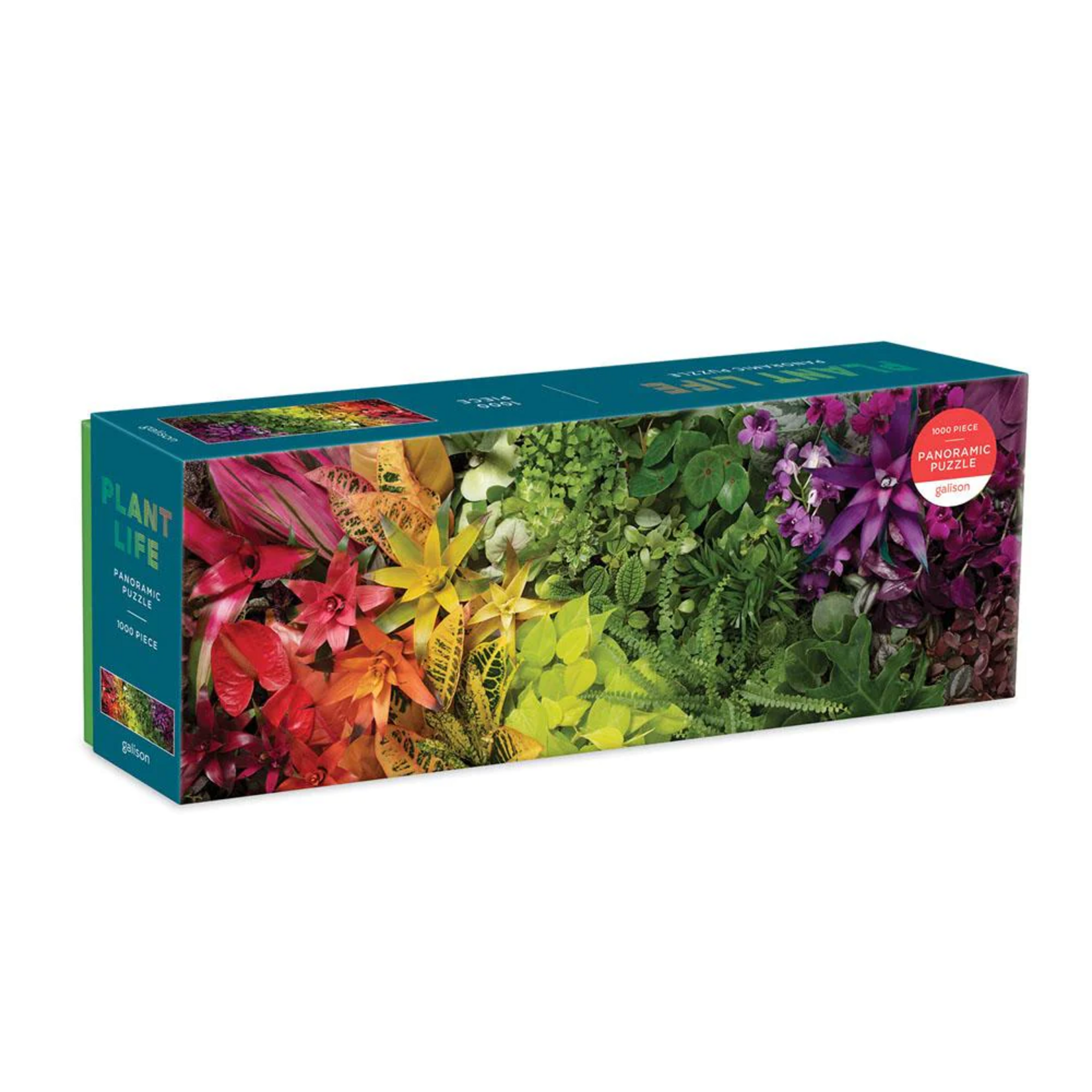 Galison 1000 pc Panoramic Puzzle Plant Life