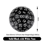 Dice Habit Dice Habit d100 Black