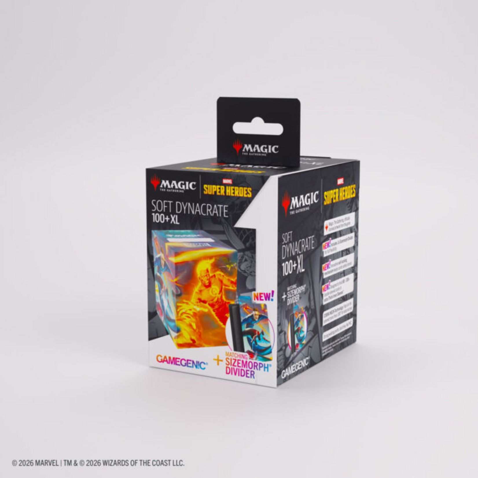 Gamegenic GameGenic Soft Dynacrate 100 XL Deck Box MTG Marvel Super Heroes Fantastic Four Unleashed