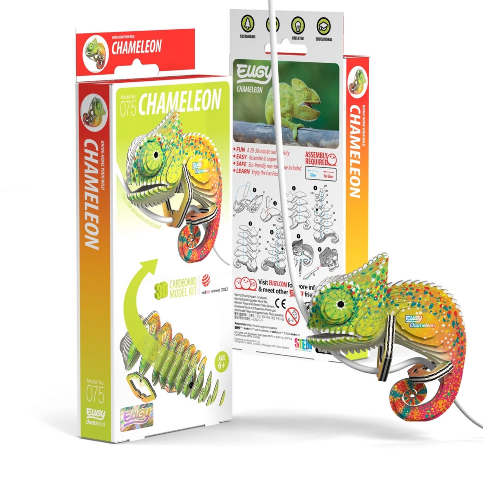 Safari Ltd Eugy 3D Puzzle Chameleon