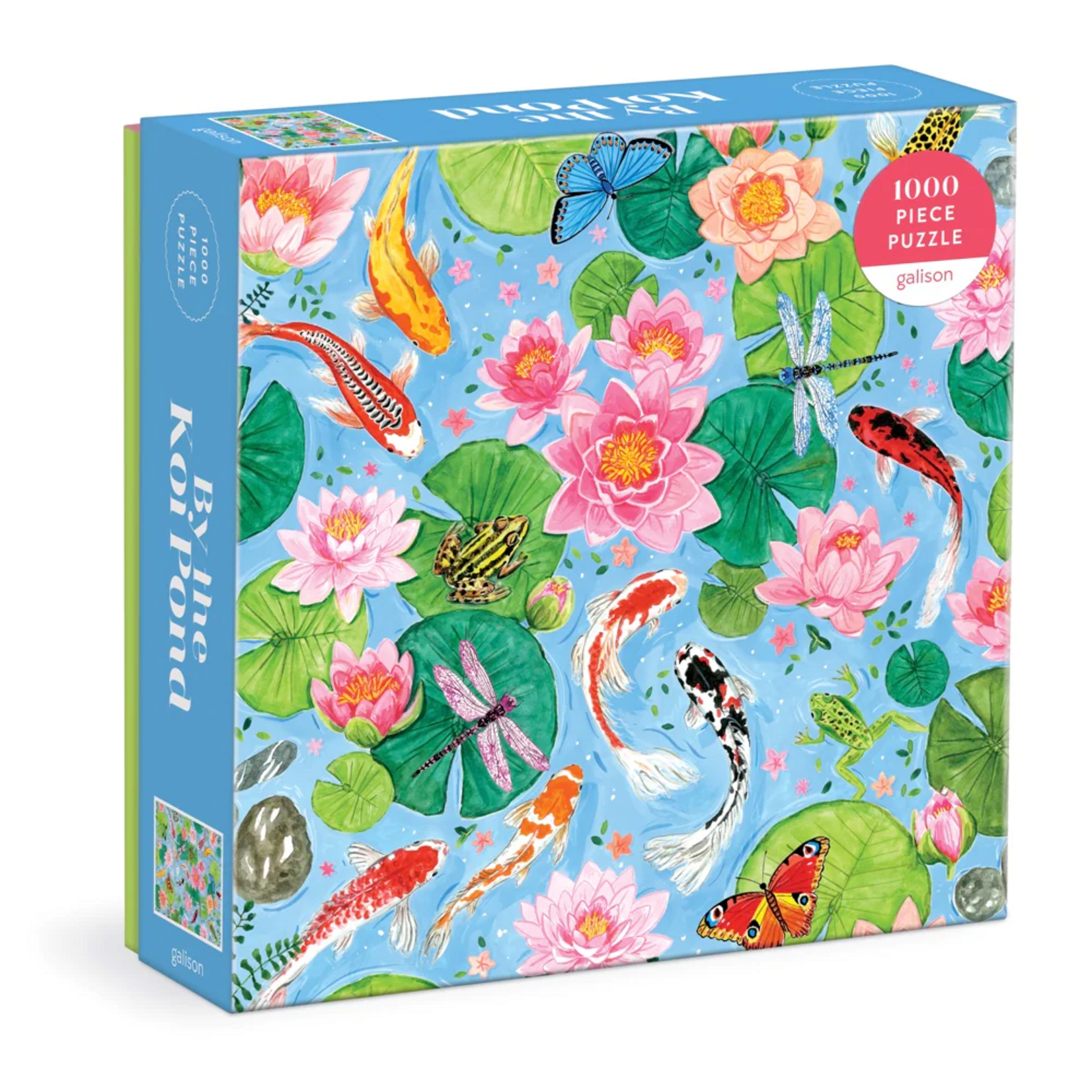 Galison 1000 pc Puzzle By the Koi Pond