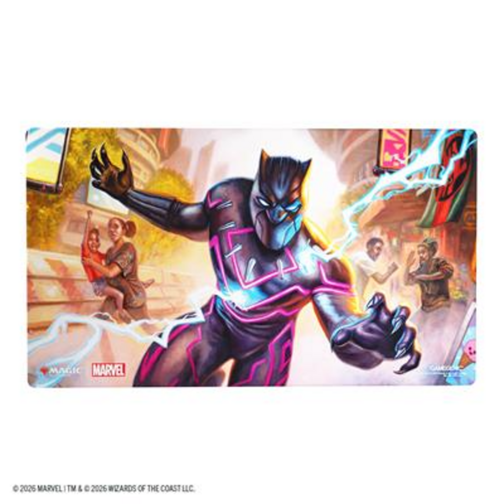 Gamegenic GameGenic Prime Shiny Playmat MTG Marvel Super Heroes Striking Black Panther