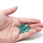 Die Hard Dice Die Hard Critlings Minty Breeze Green w/ Grey Polyhedral 7 die set