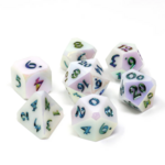 Die Hard Dice Die Hard Infinite Aspiration w/ Rainbow RPG Polyhedral 7 die set