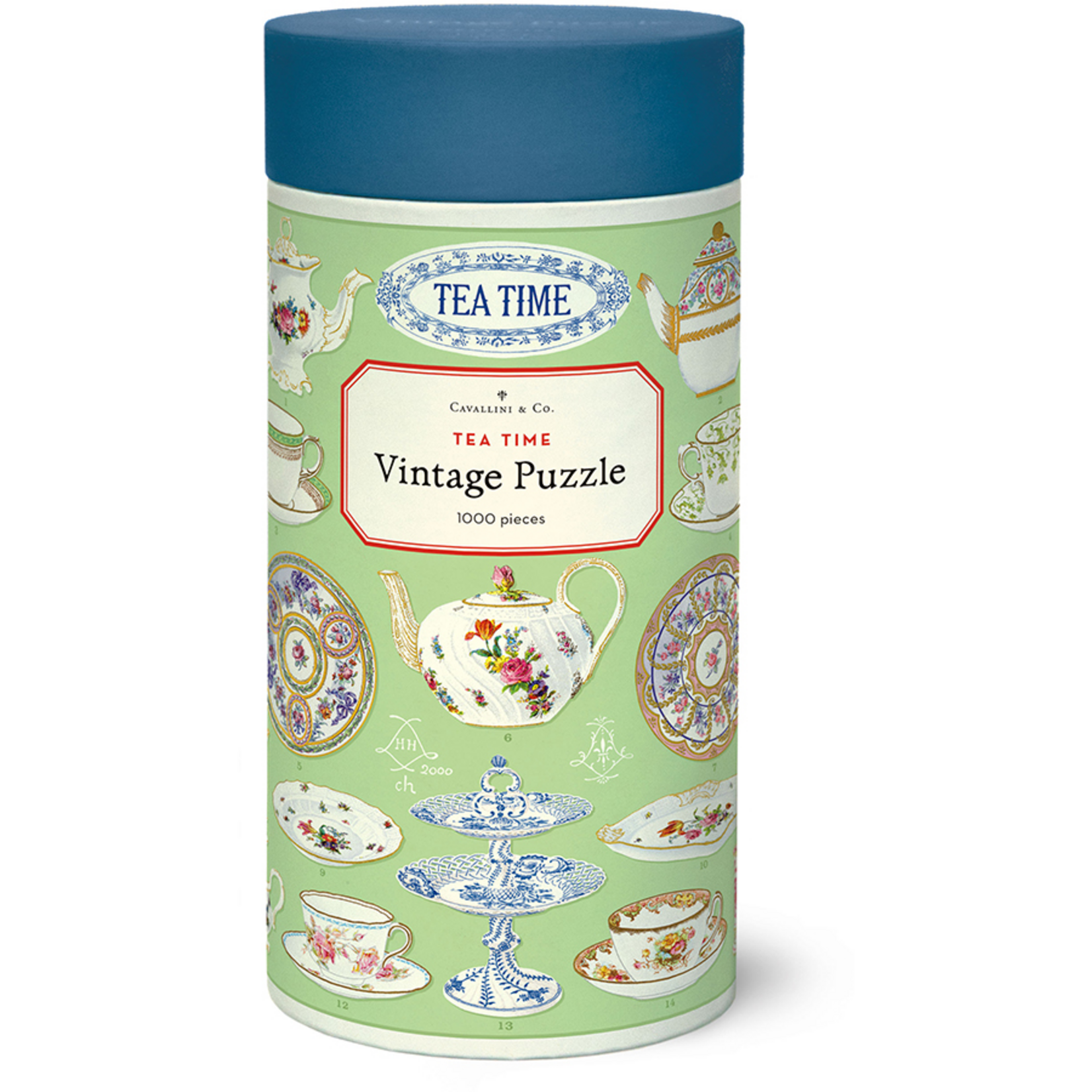 Cavallini and Co 1000 pc Puzzle Tea Time
