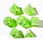 Dispel Dispel Death By Ooze Green w/ Green Iconic Polyhedral 7 die set