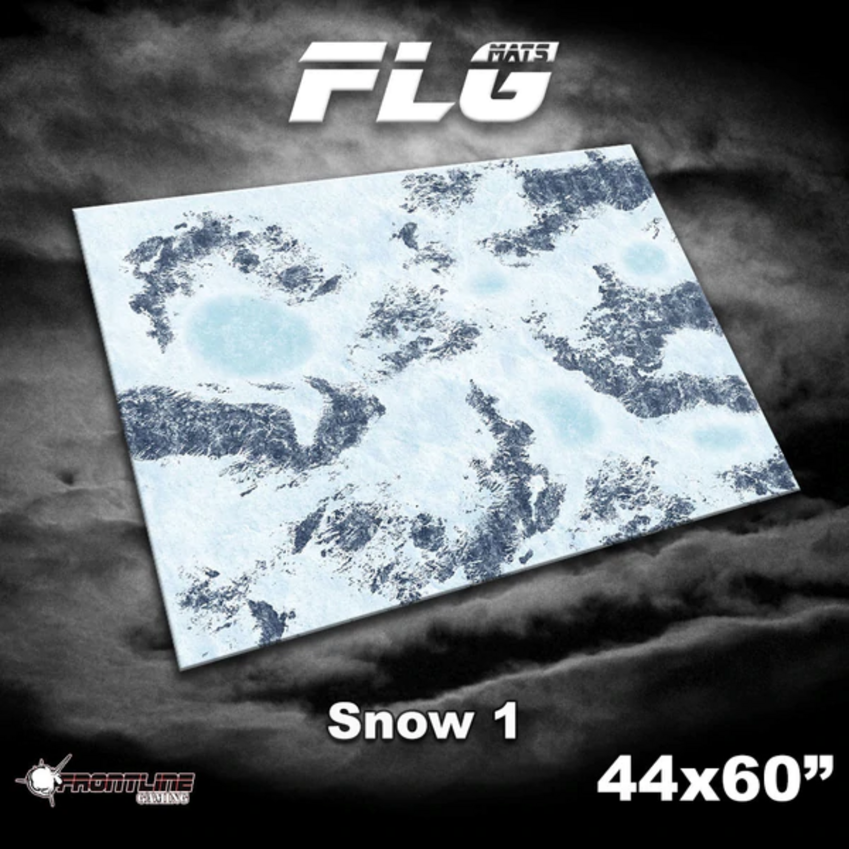 Frontline Gaming 44 x 60 in FLG Mat Snow 1