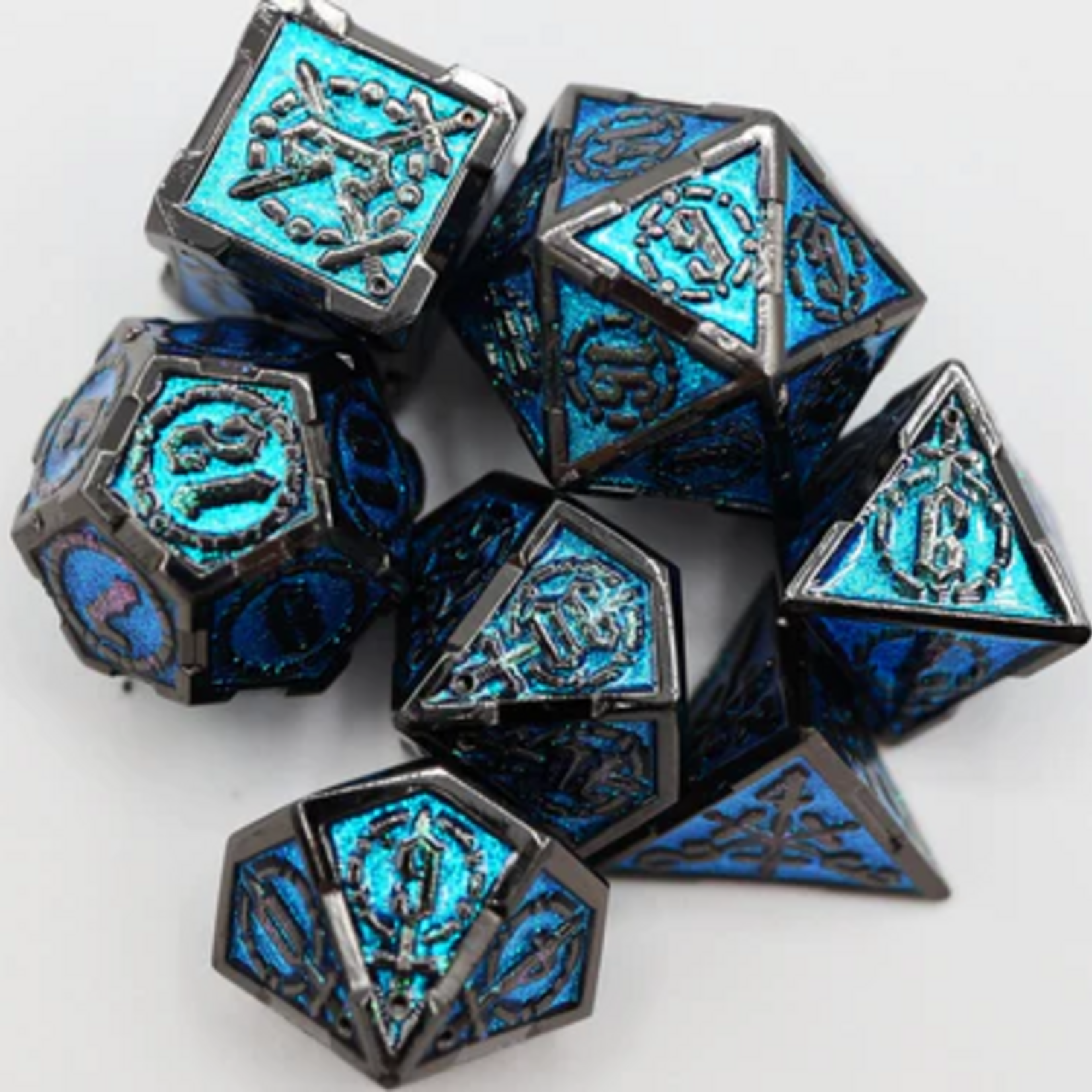 Foam Brain Games Sword of the Deep Metal 7 die set
