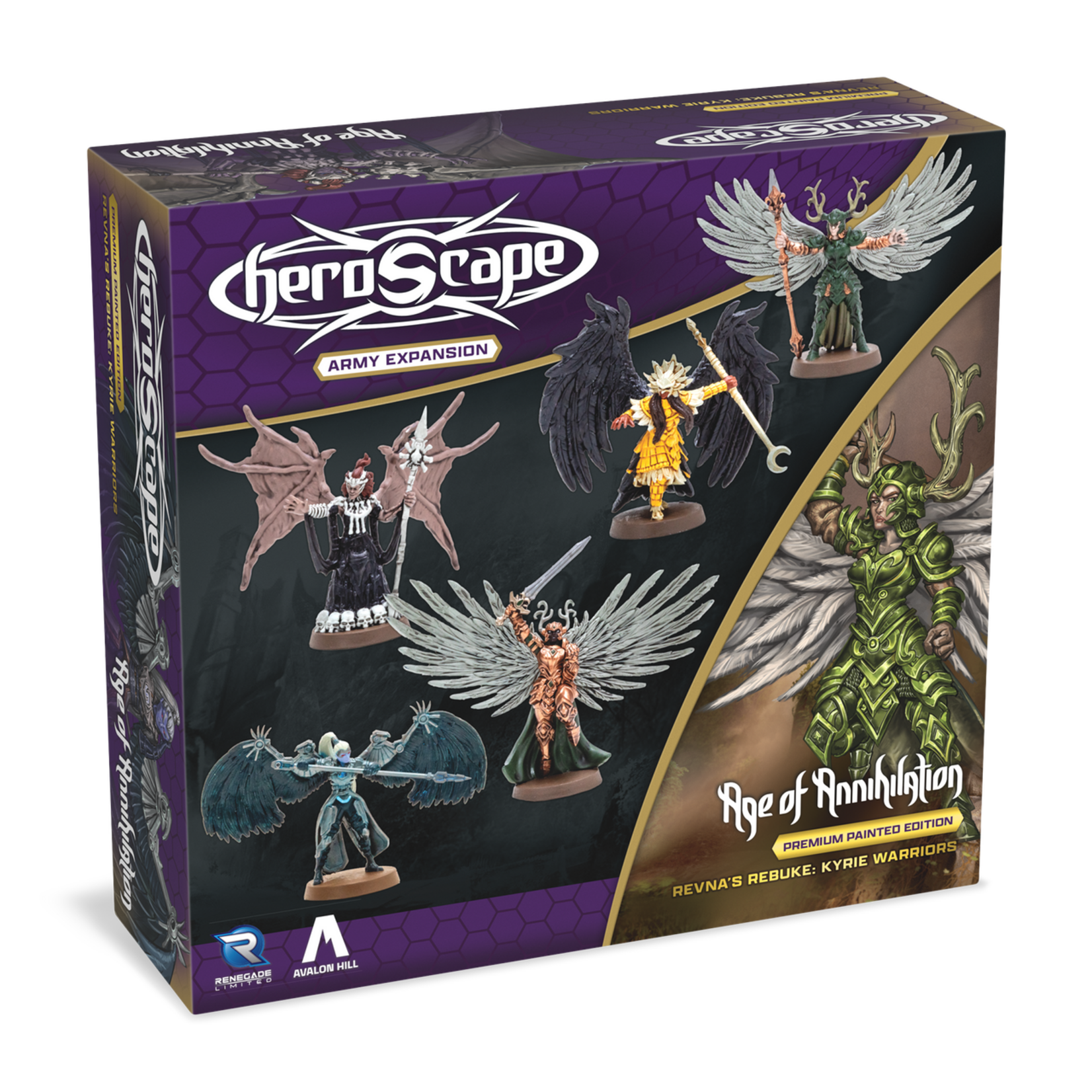 Renegade Game Studios Heroscape Army Expansion Premium Painted Revna's Rebuke Kyrie Warriors Army Expansion