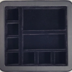 Forged Forged Character Shrine RPG Dice and Miniature Traveling Display Case Black