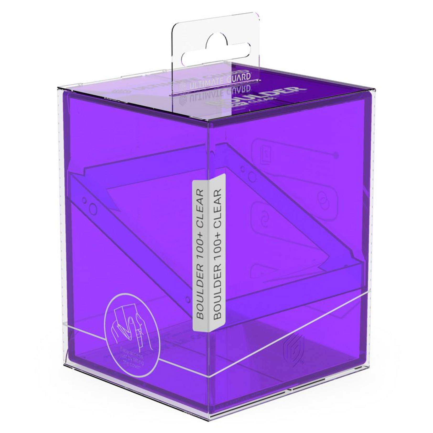 Ultimate Guard Ultimate Guard Boulder Deck Case 100+ Clear Amethyst