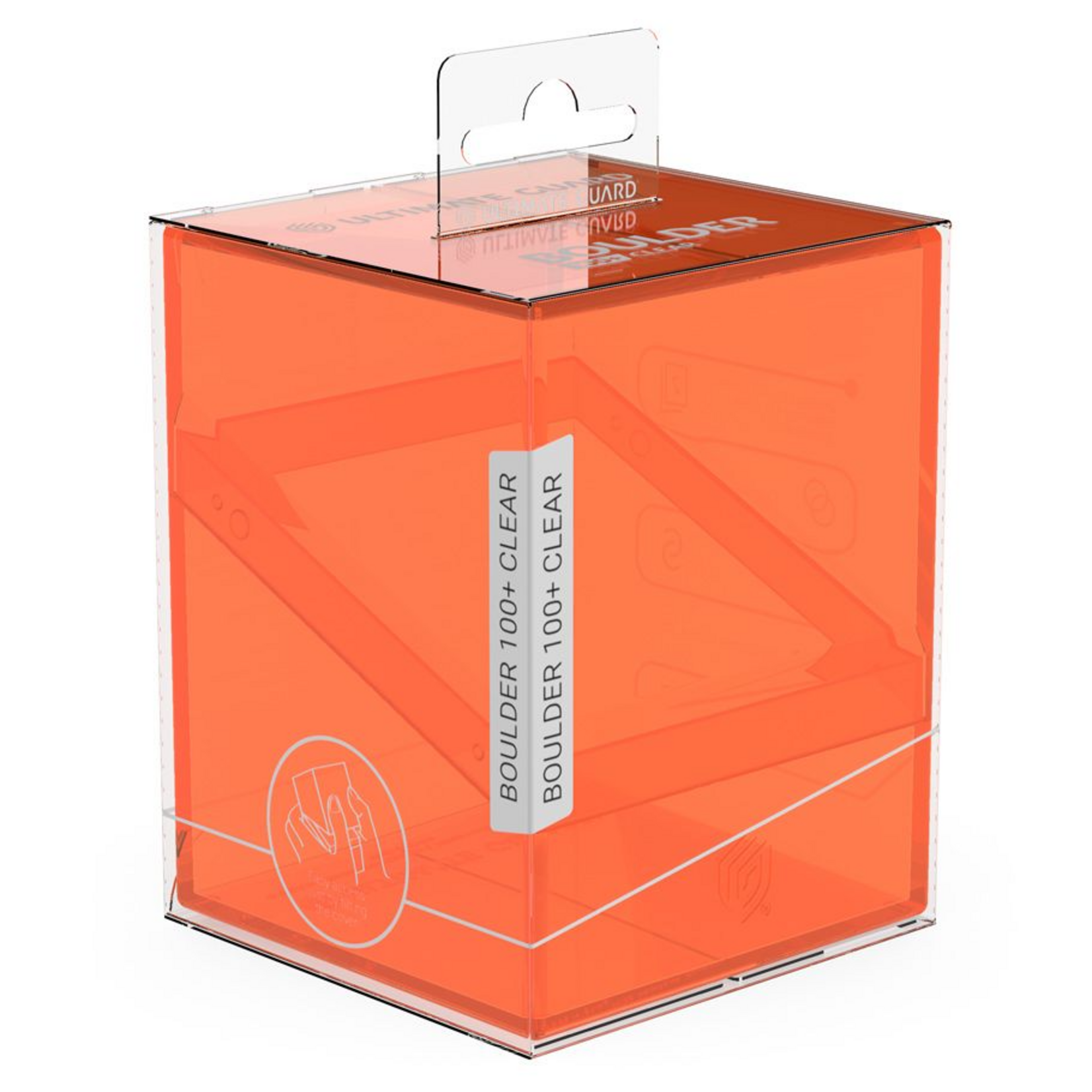 Ultimate Guard Ultimate Guard Boulder Deck Case 100+ Clear Poppy Topaz