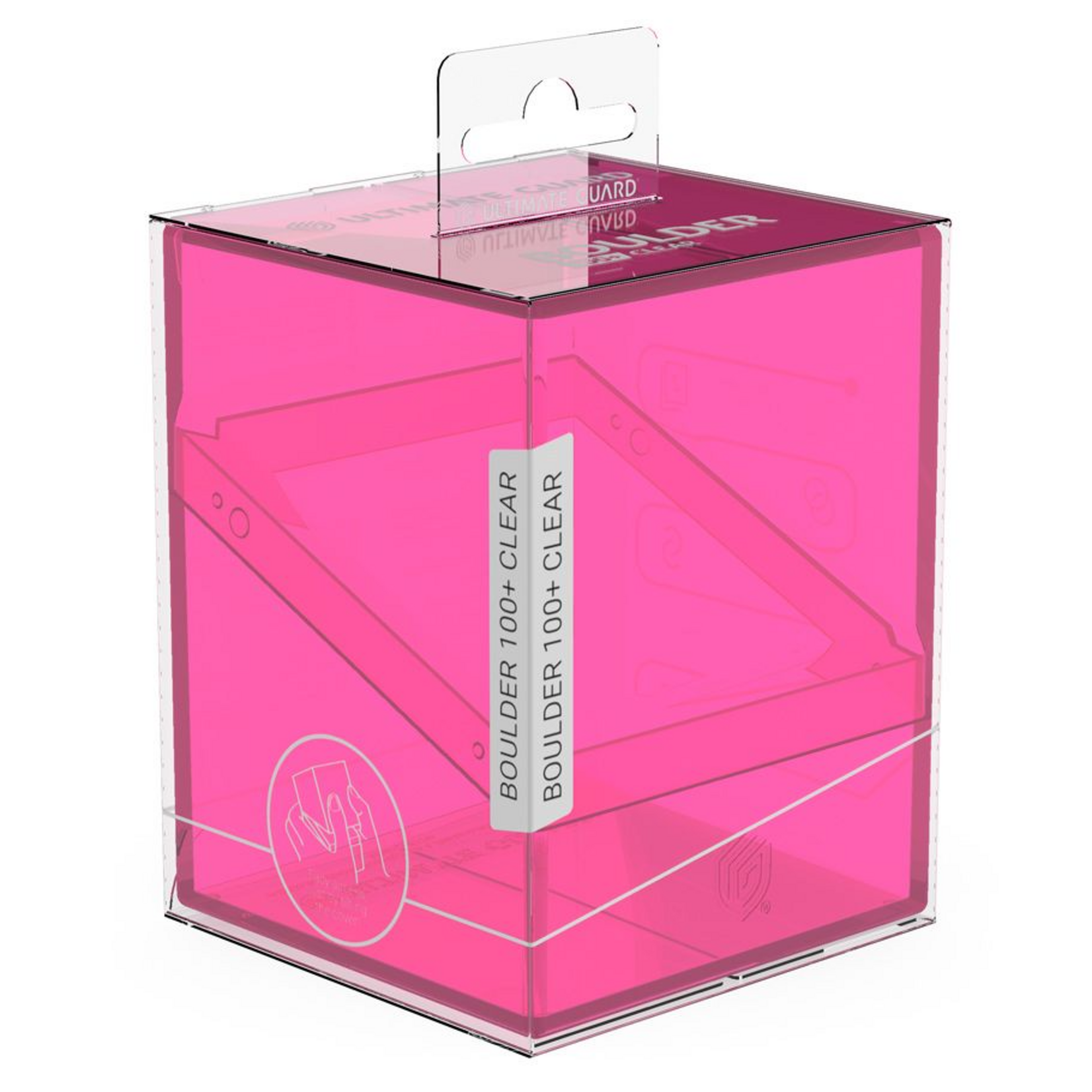 Ultimate Guard Ultimate Guard Boulder Deck Case 100+ Clear Rhodonite