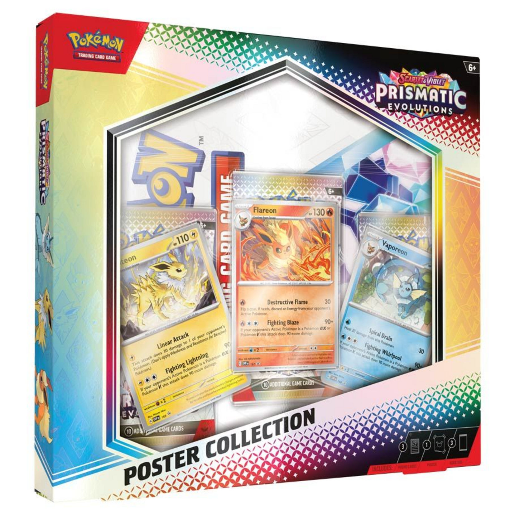 Pokemon Company International Pokemon Scarlet and Violet Prismatic Evolutions Poster Collection