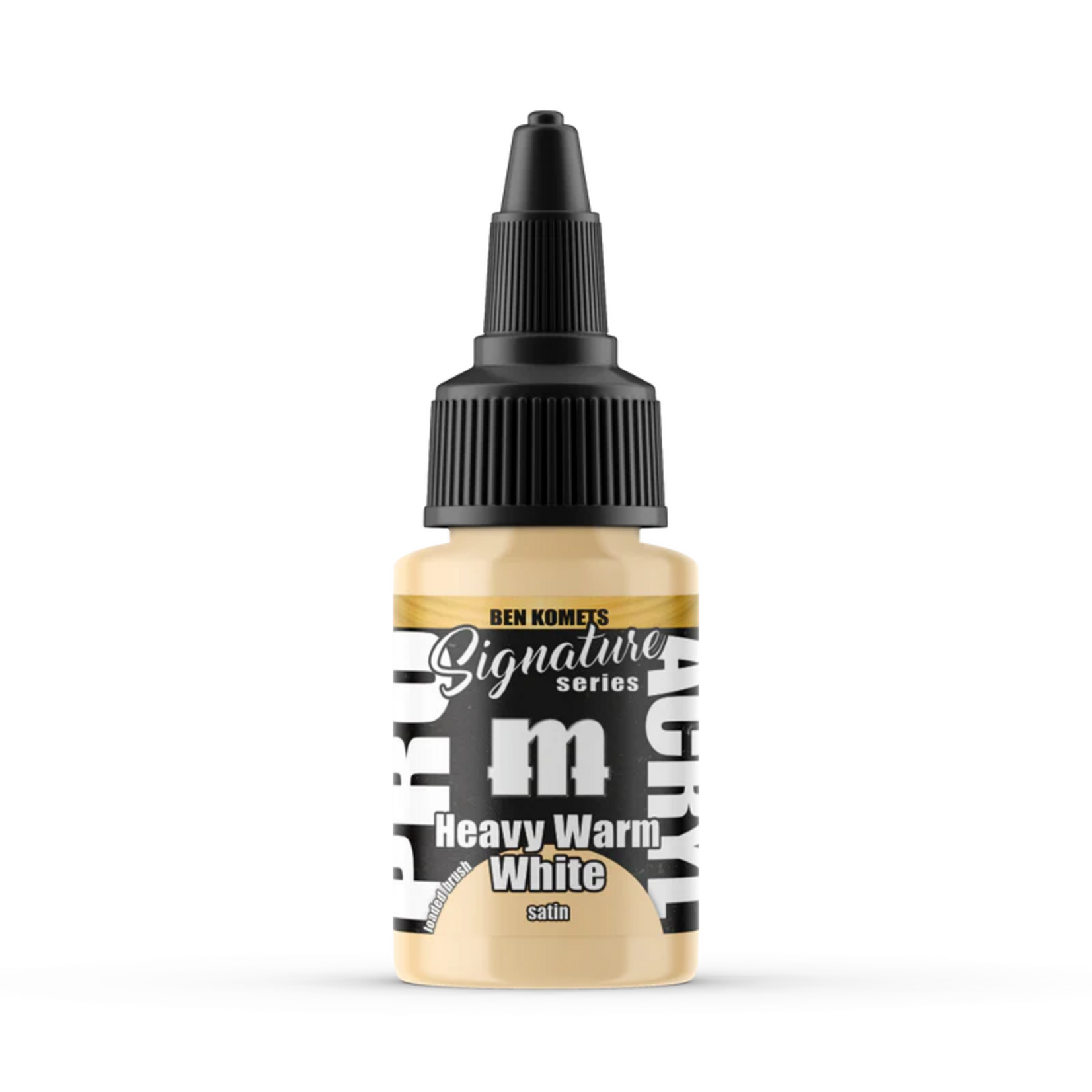 Monument Hobbies Pro Acryl Signature Series Ben Komets Heavy Warm White Satin 22 ml
