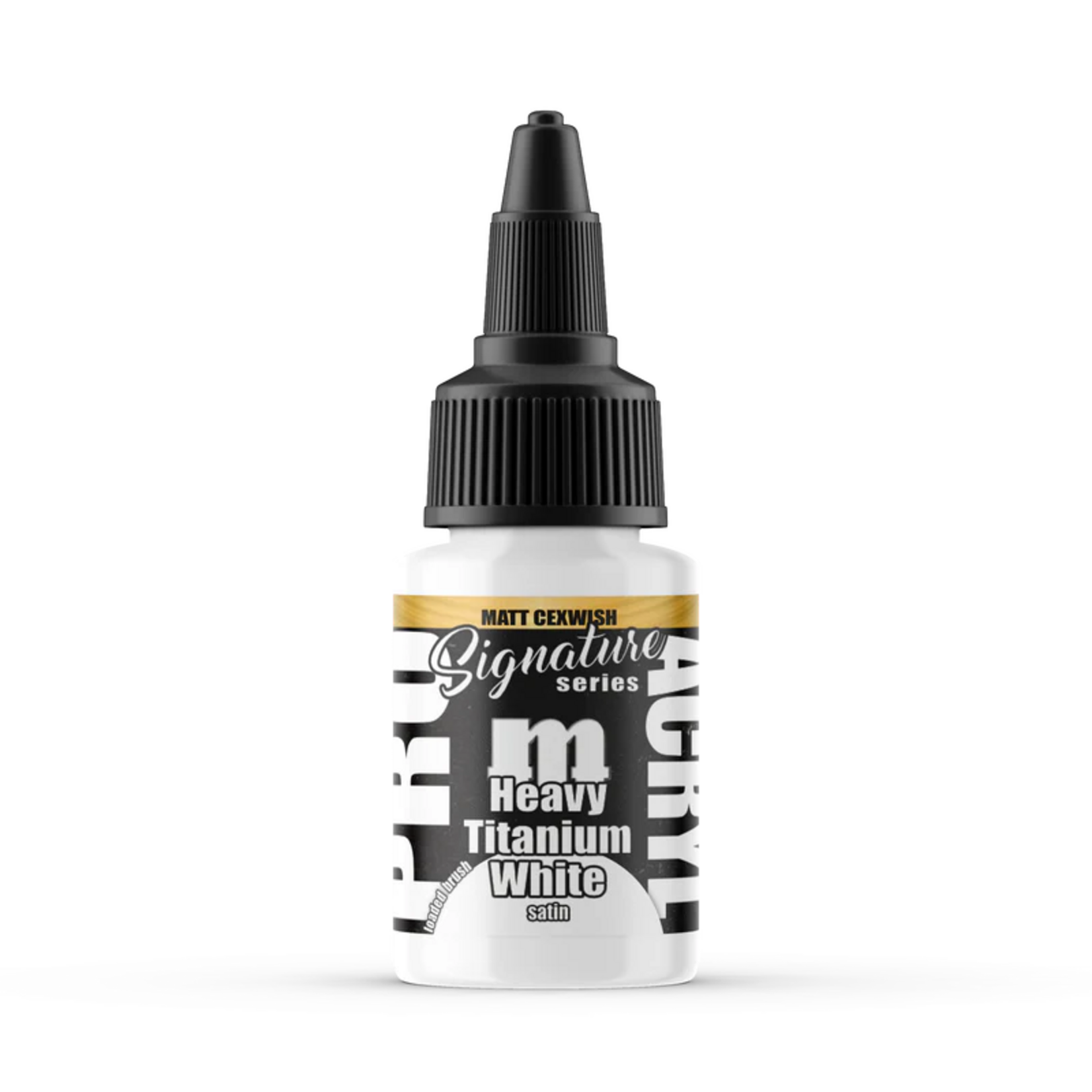 Monument Hobbies Pro Acryl Signature Series Matt Cexwish Heavy Titanium White Satin 22 ml