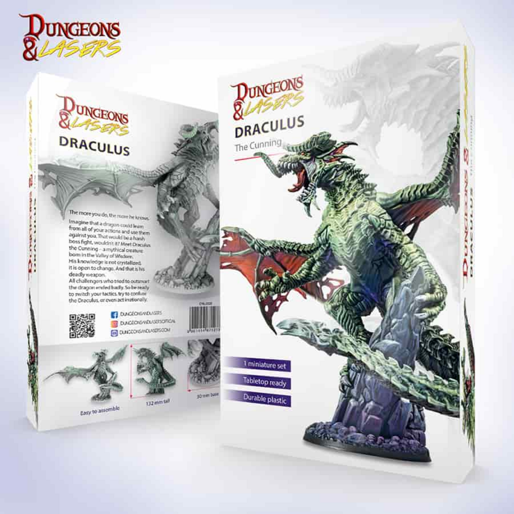 Archon Studios Dungeons and Lasers Dragon Minis Draculus the Cunning