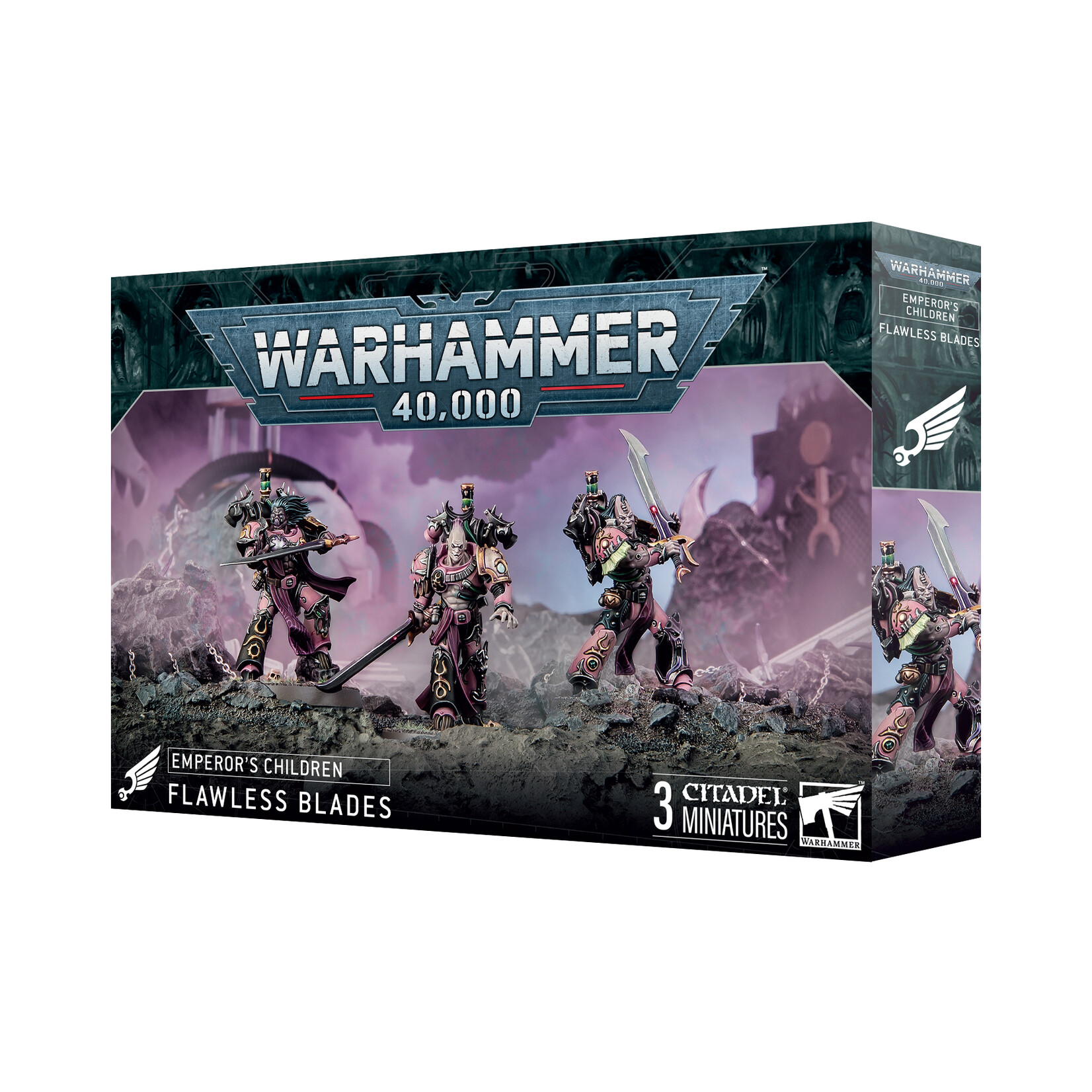 Games Workshop Warhammer 40k Chaos Emperor's Children Flawless Blades