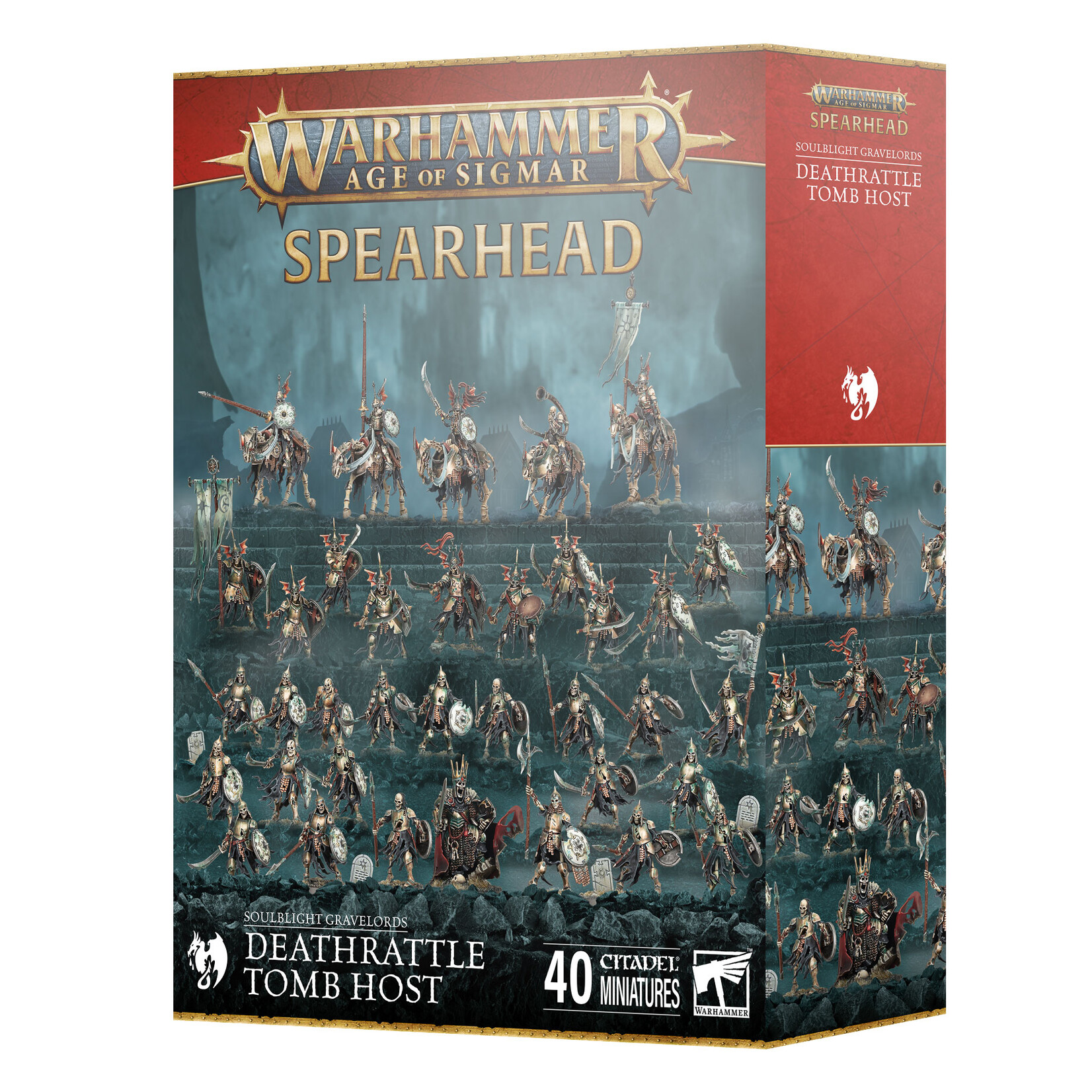 Games Workshop Warhammer Age of Sigmar Death Spearhead Soulblight Gravelords Deathrattle Tomb Host