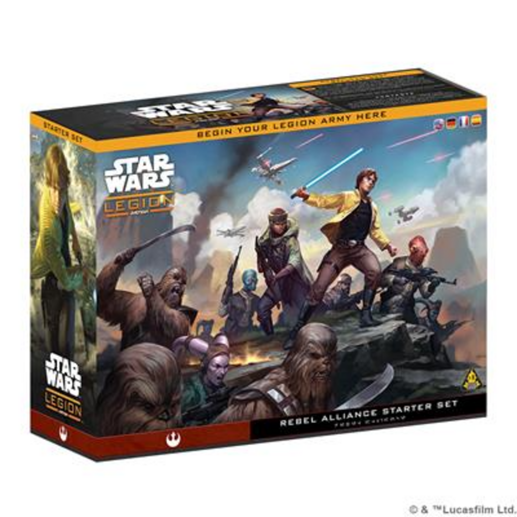 Atomic Mass Games Star Wars Legion Rebel Alliance Starter Set