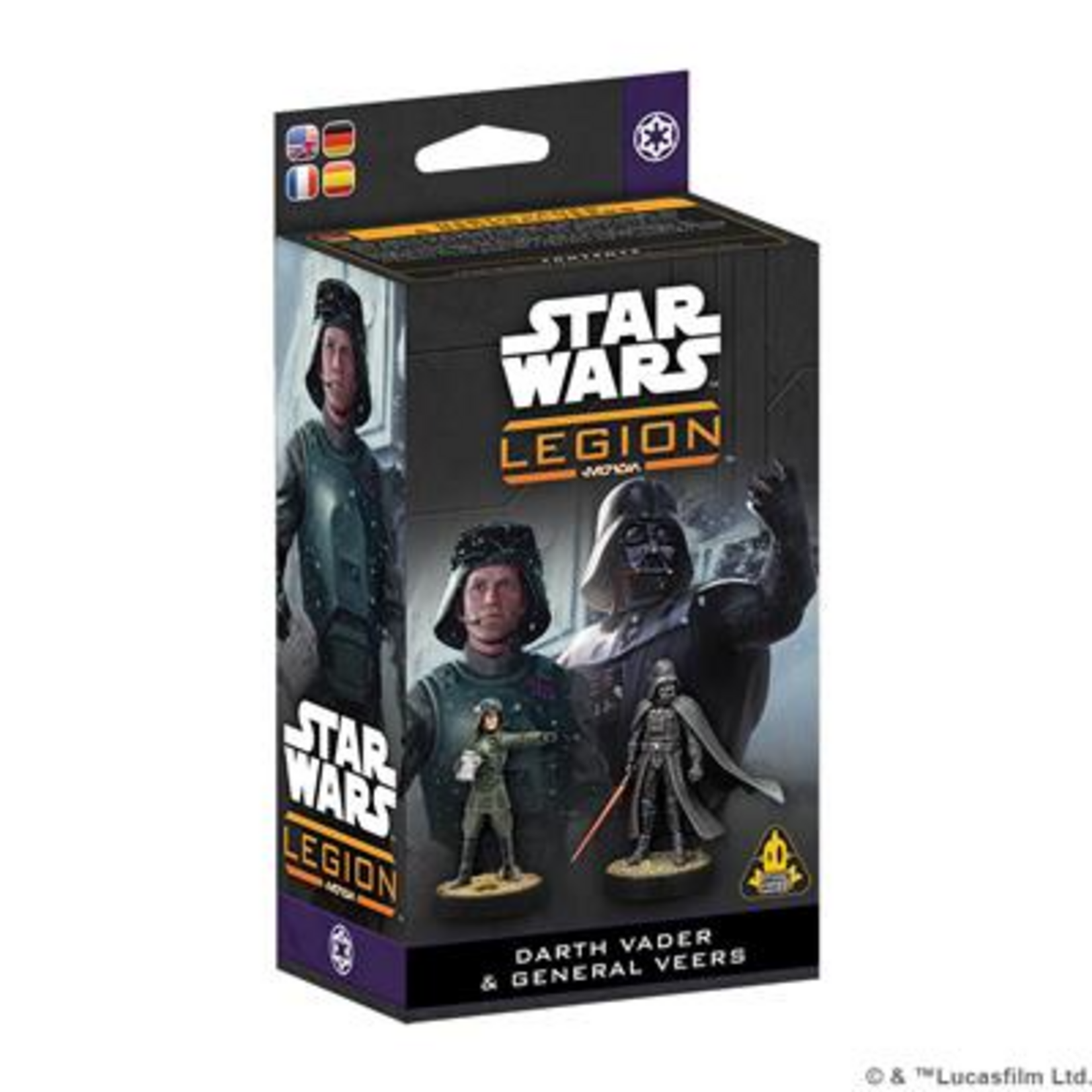 Atomic Mass Games Star Wars Legion Darth Vader and General Veers Character Expansion
