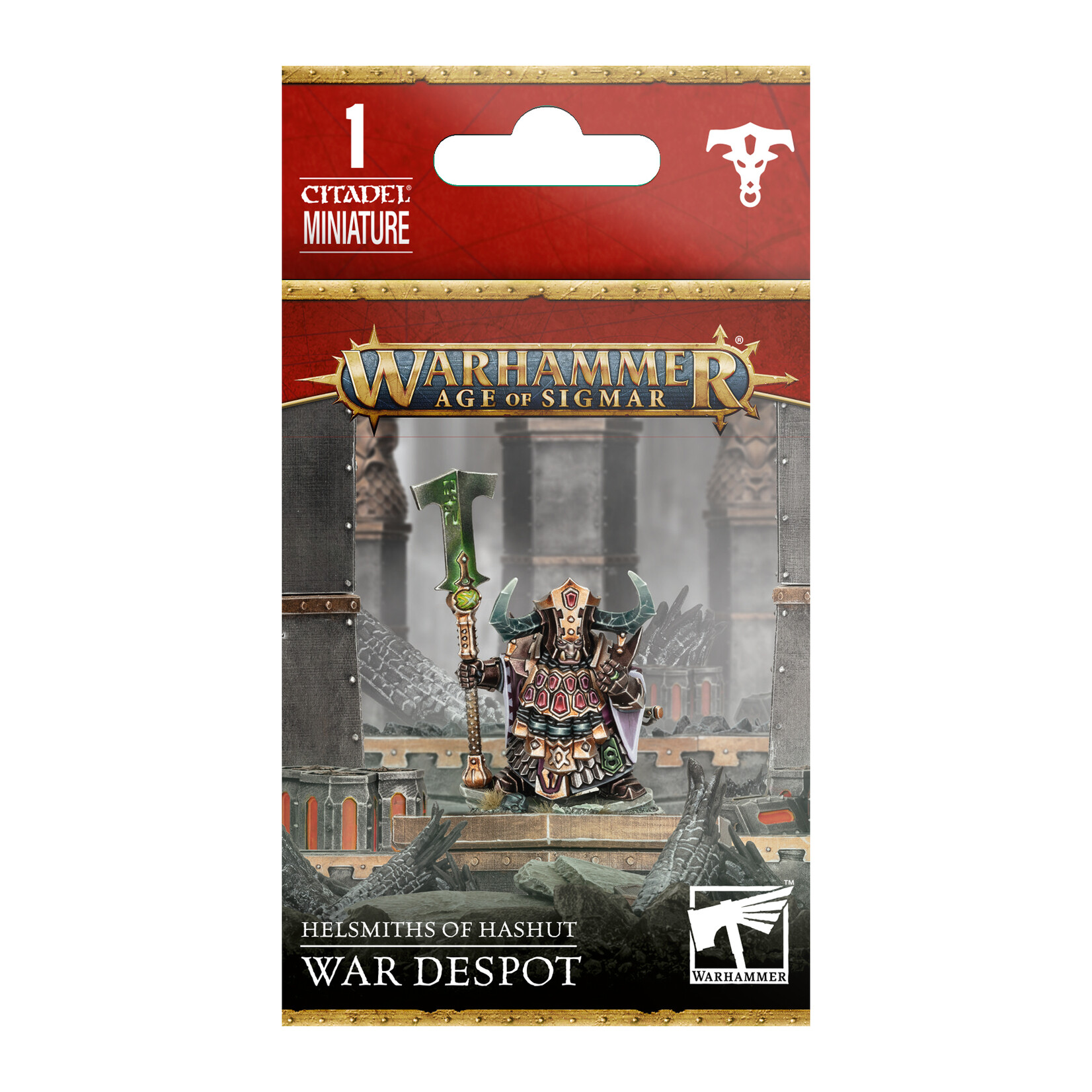 Games Workshop Warhammer Age of Sigmar Chaos Helmsmiths of Hashut 4E War Despot
