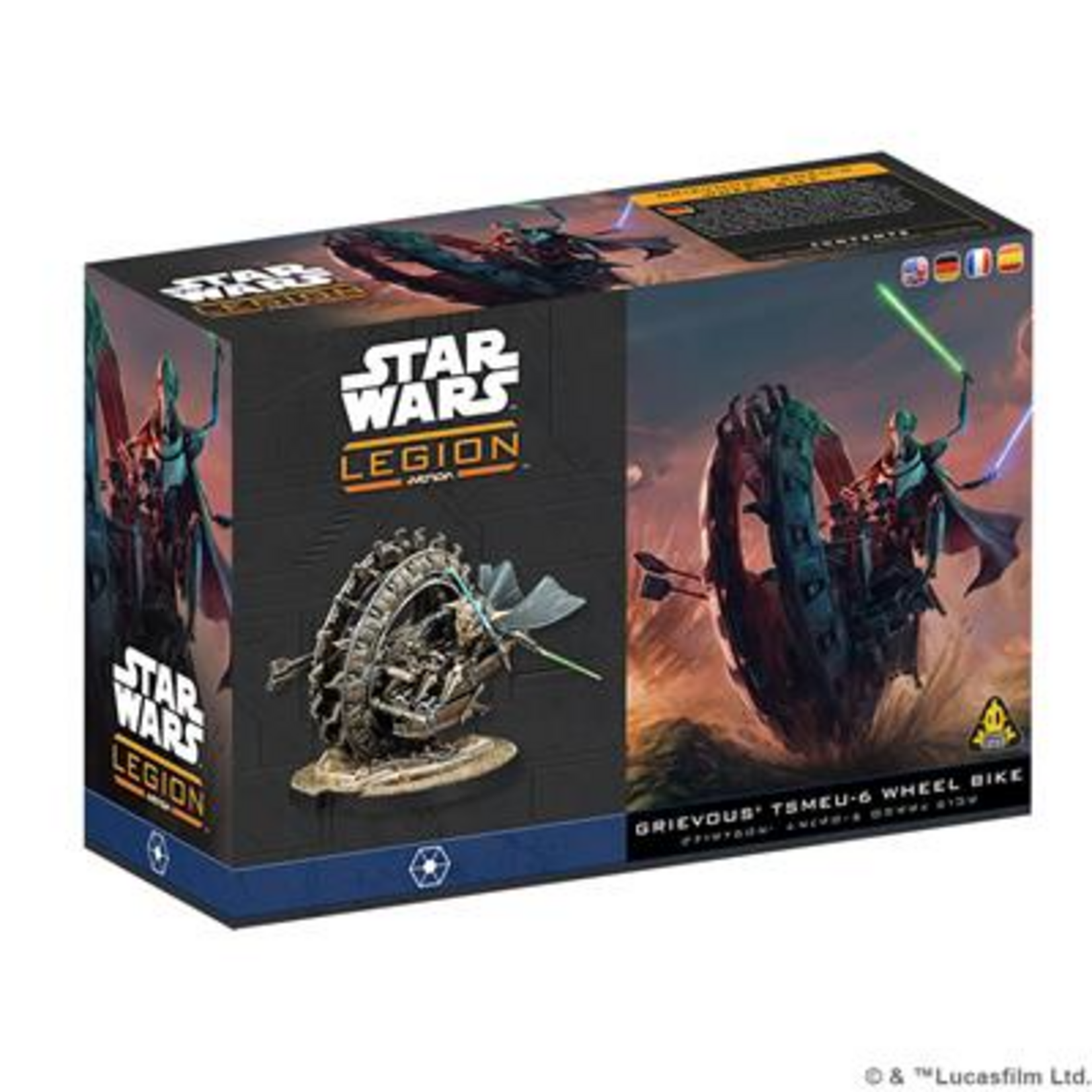 Atomic Mass Games Star Wars Legion General Grievous TSMEU-6 Wheel Bike