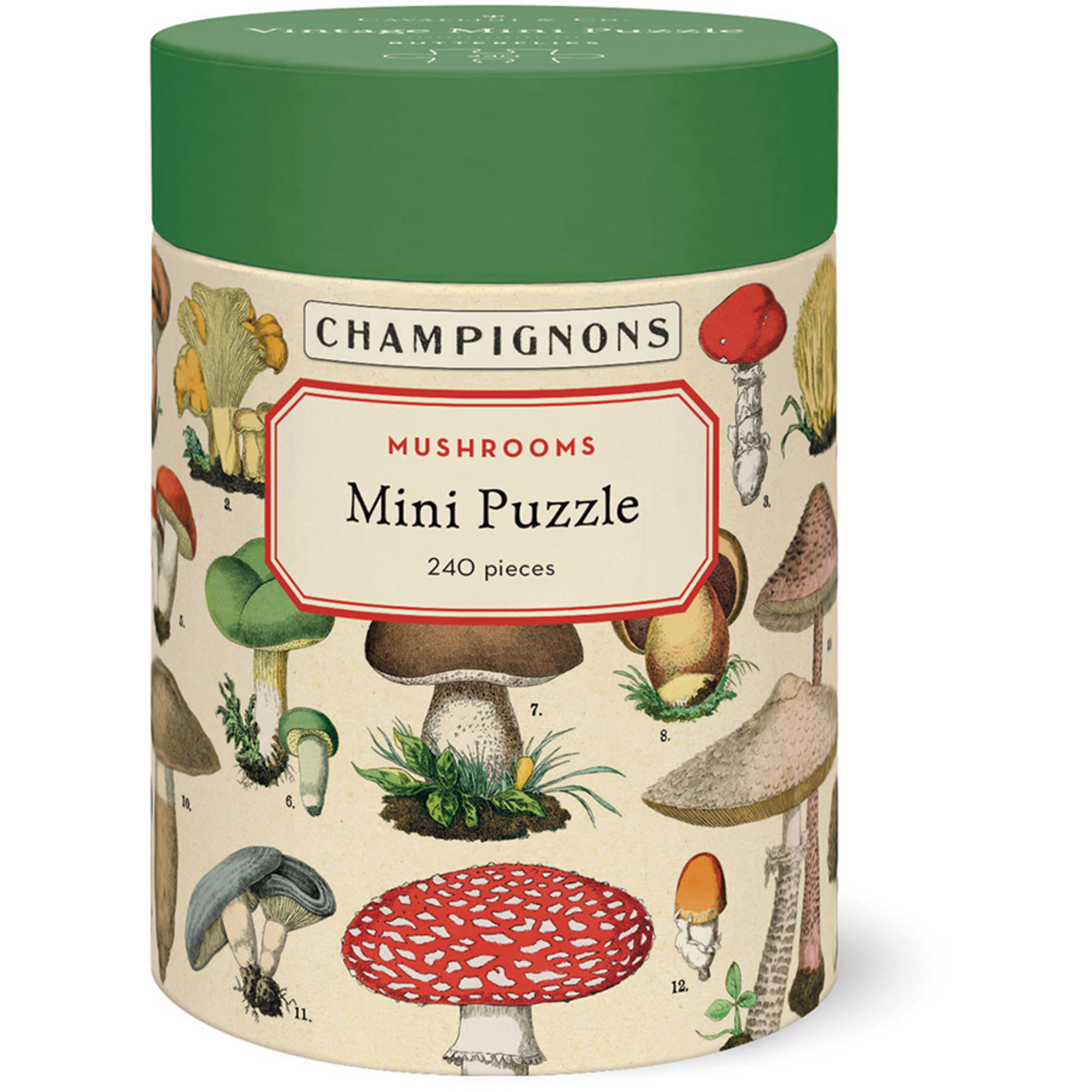 Cavallini and Co 240 pc Mini Puzzle Mushrooms