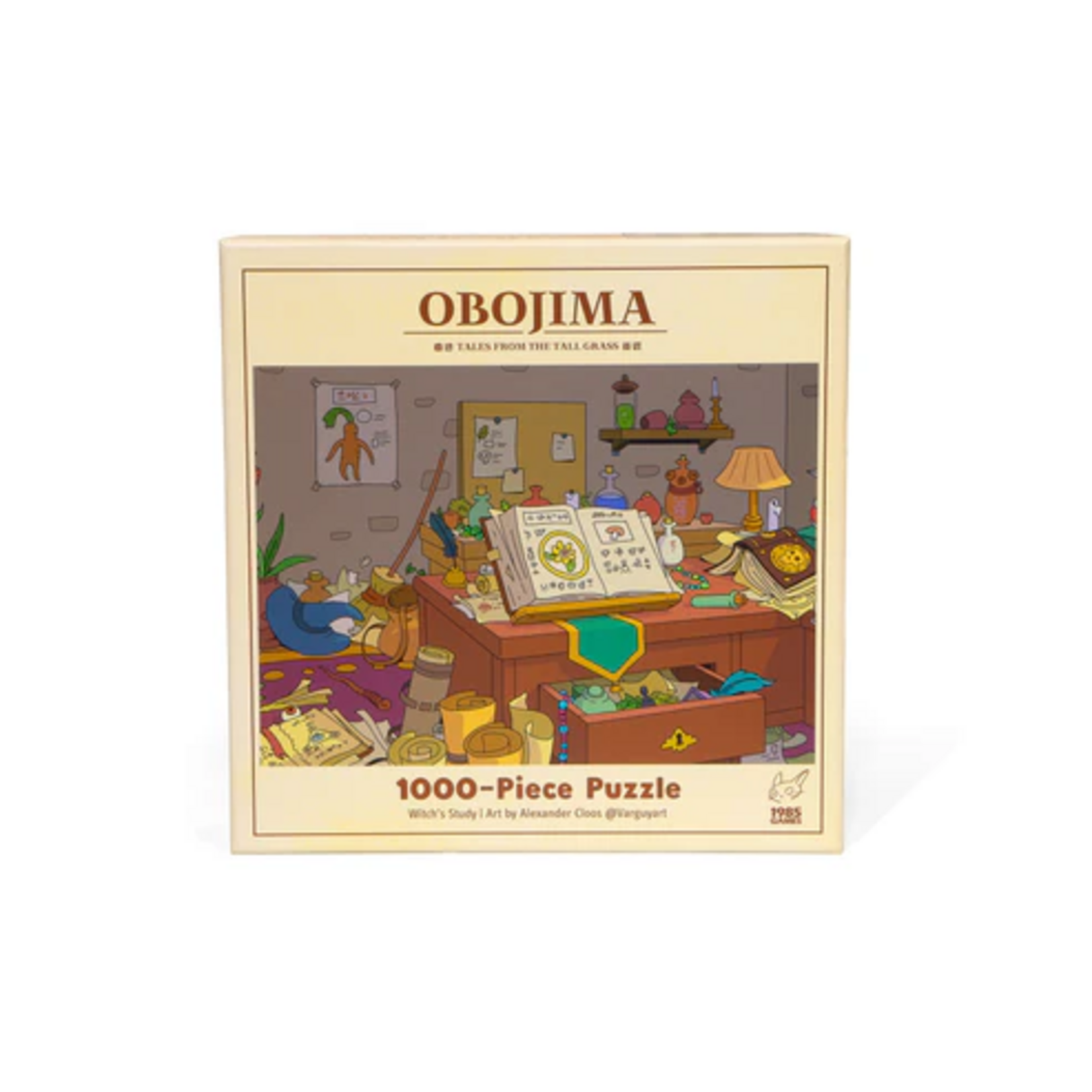 1985 Games 1000 pc Puzzle Obojima Witch's Study