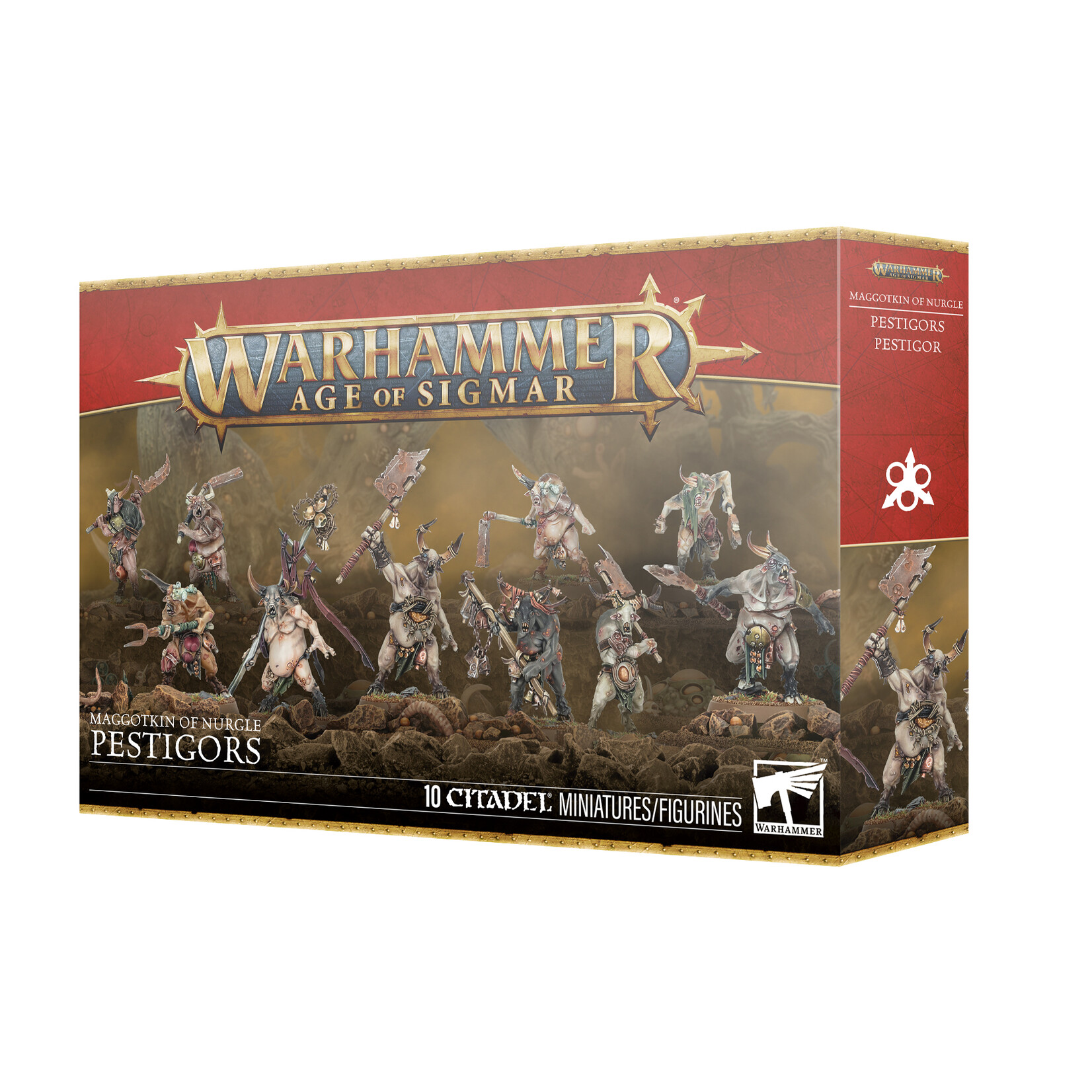 Games Workshop Warhammer Age of Sigmar Chaos Maggotkin of Nurgle Pestigors