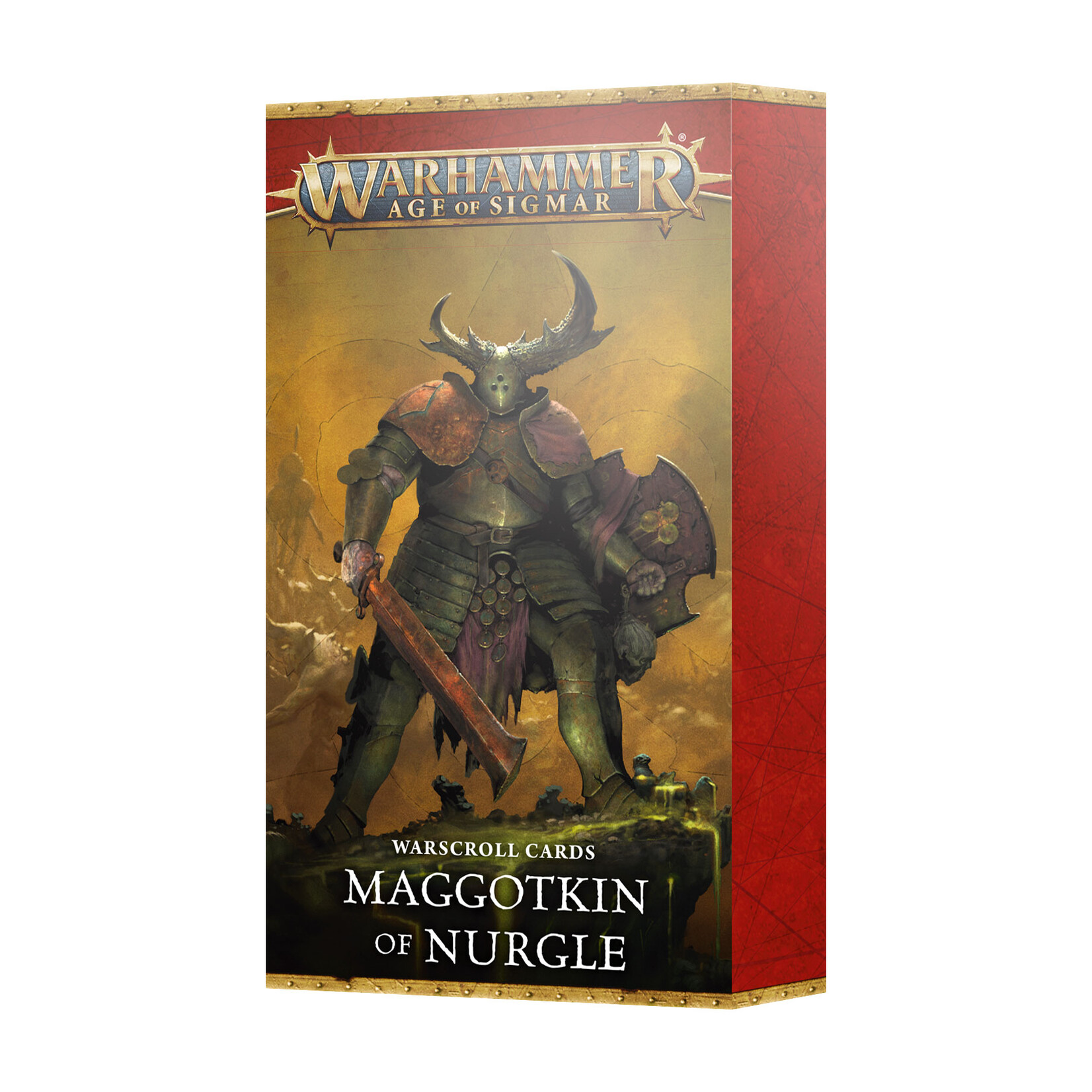 Games Workshop Warhammer Age of Sigmar Warscroll Cards Maggotkin of Nurgle 4E