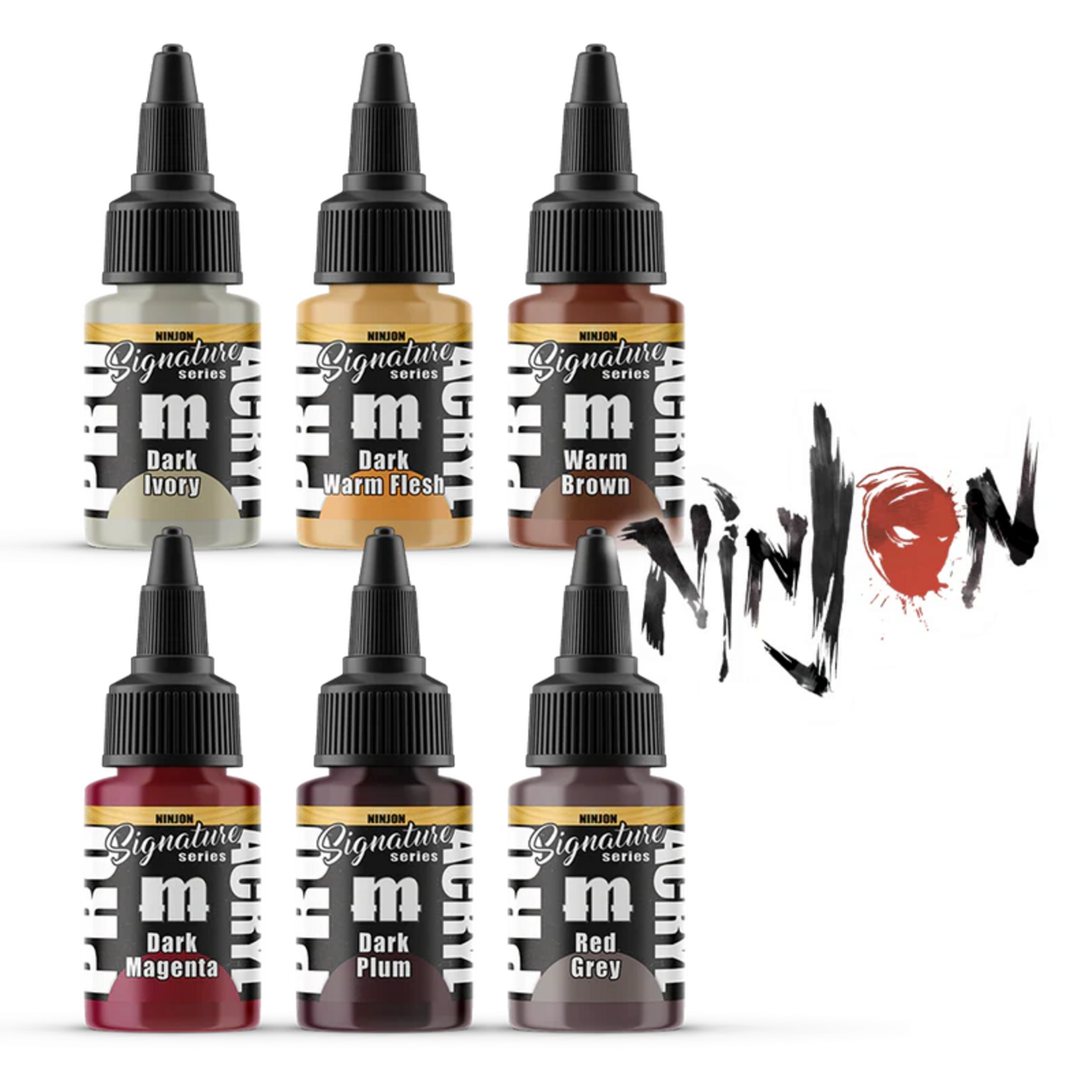 Monument Hobbies Pro Acryl Signature Series Set 2 Ninjon Paint Set