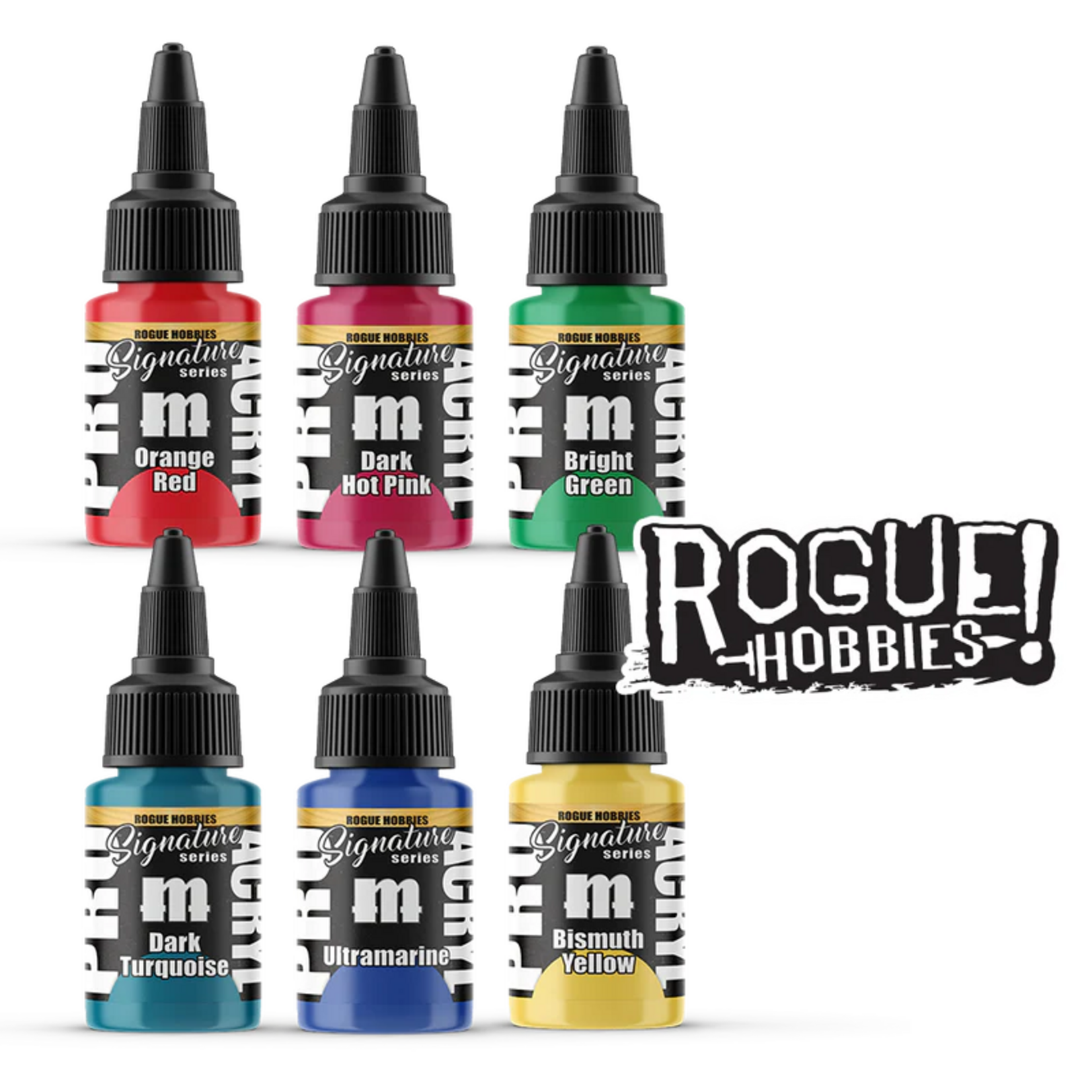 Monument Hobbies Pro Acryl Signature Series Set 6 Rogue Hobbies Miniatures Paint Set