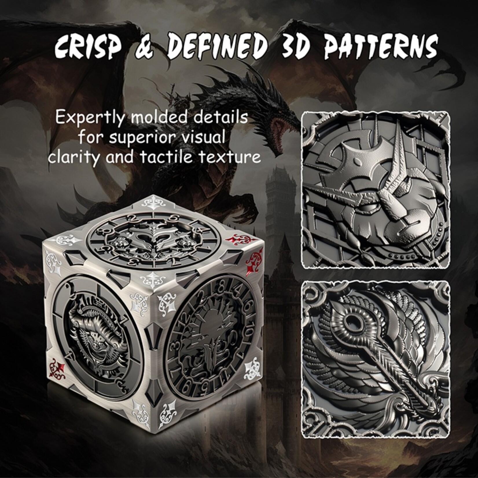 Dice Habit Dice Habit Cube Spinner Dice Iron